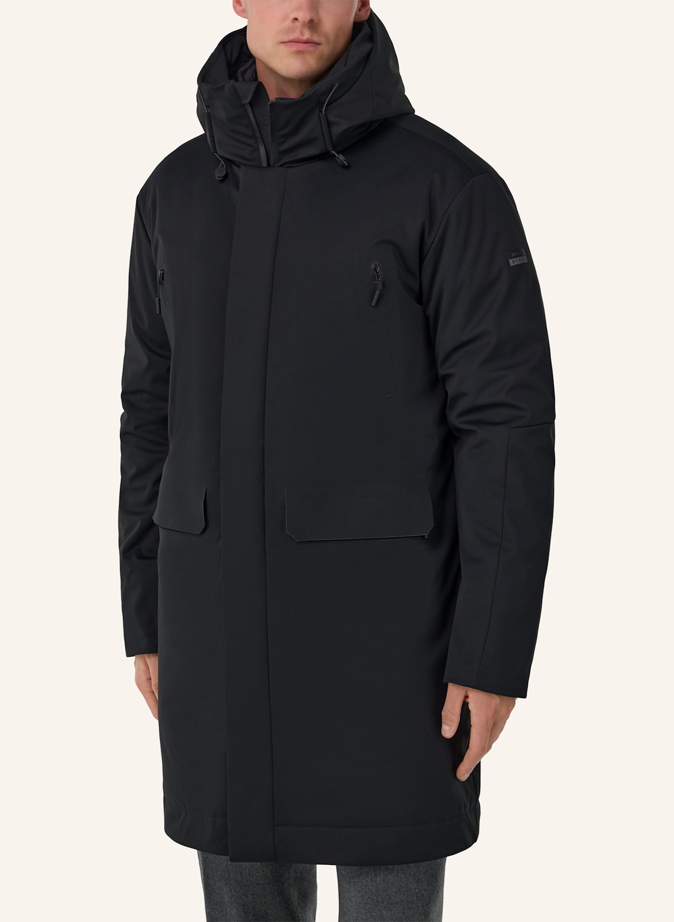 BOGGI MILANO Daunenmantel: SCHWARZ