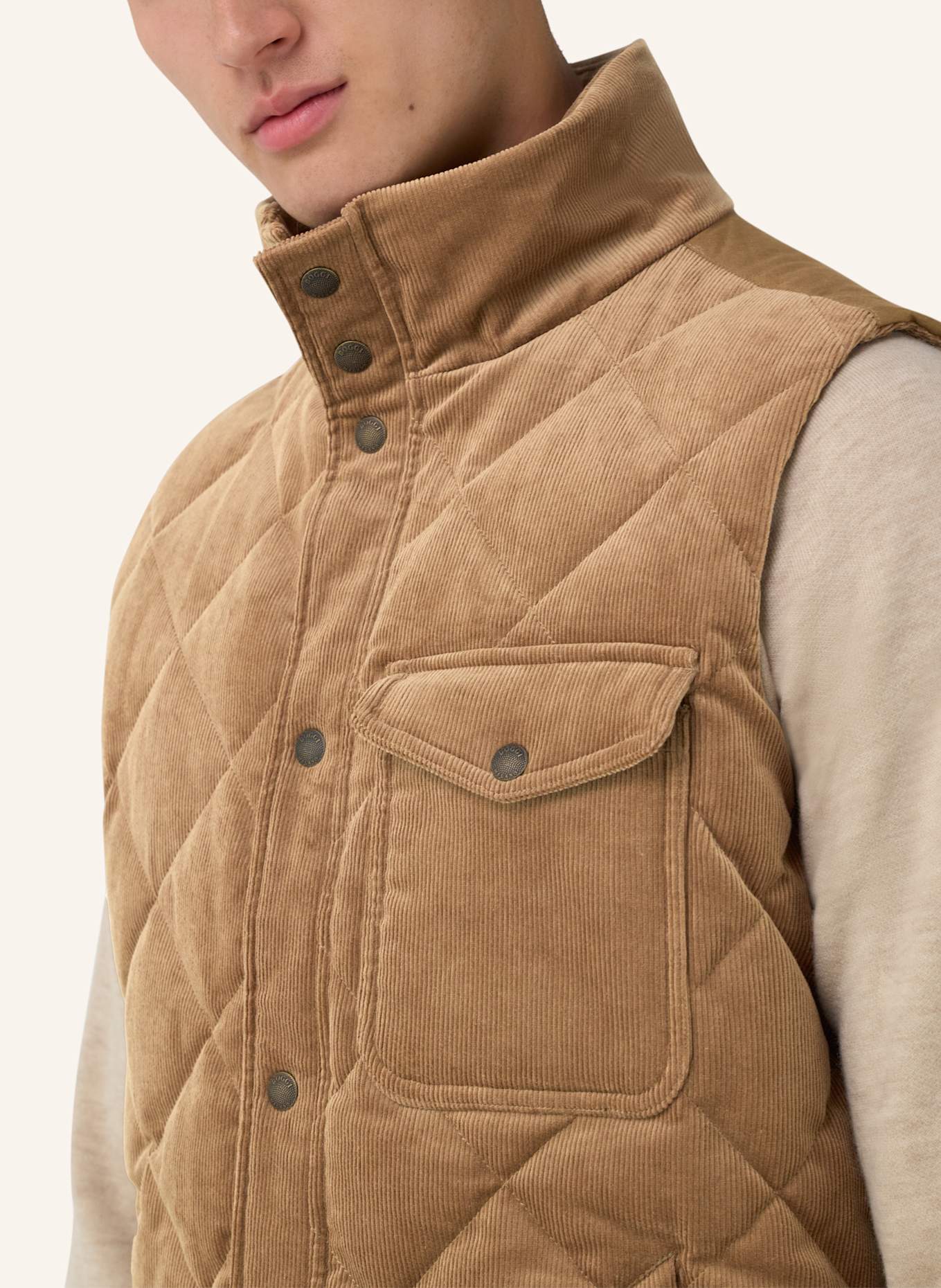 BOGGI MILANO Daunenweste: GRAU