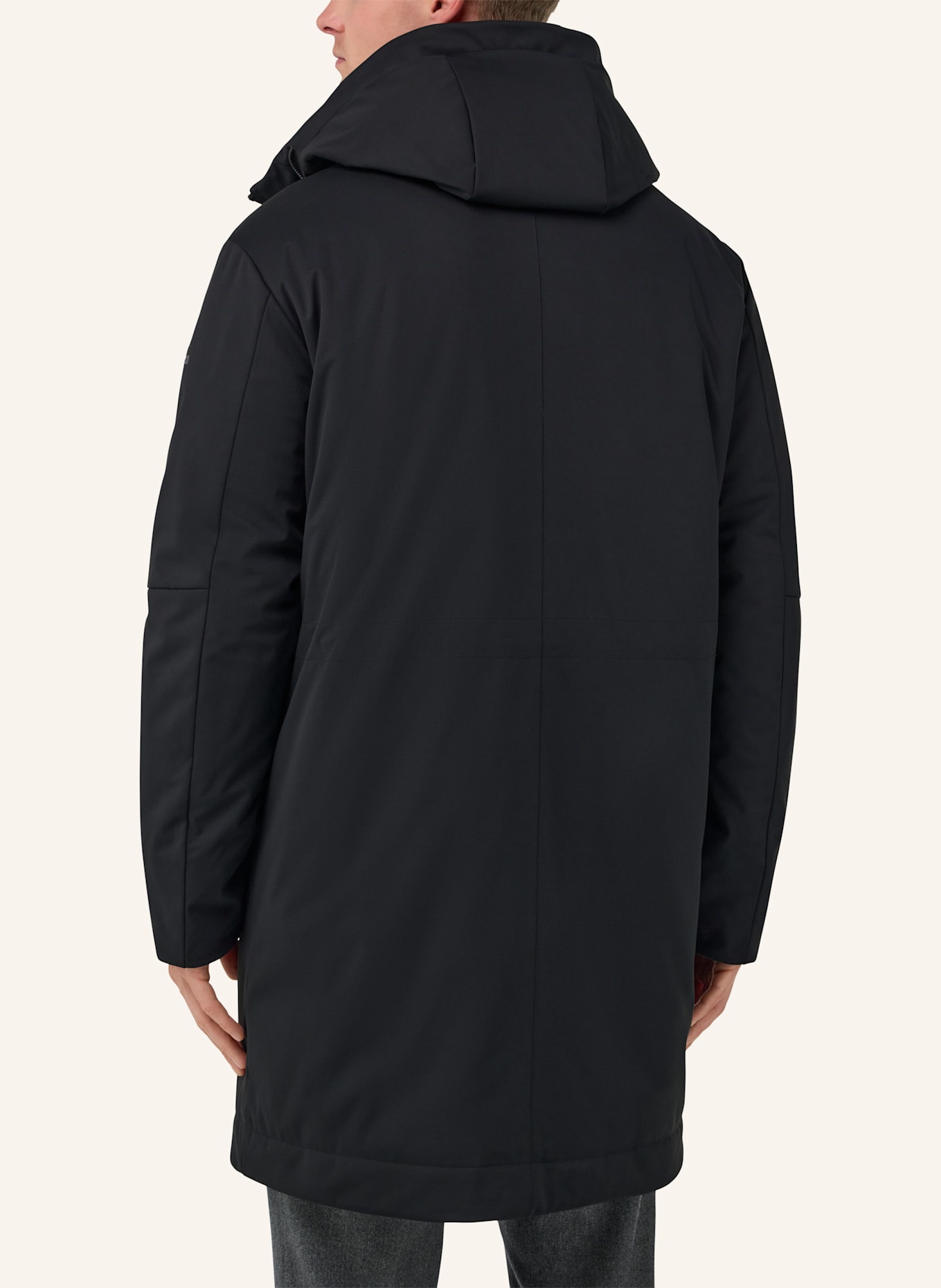 BOGGI MILANO Daunenmantel: SCHWARZ