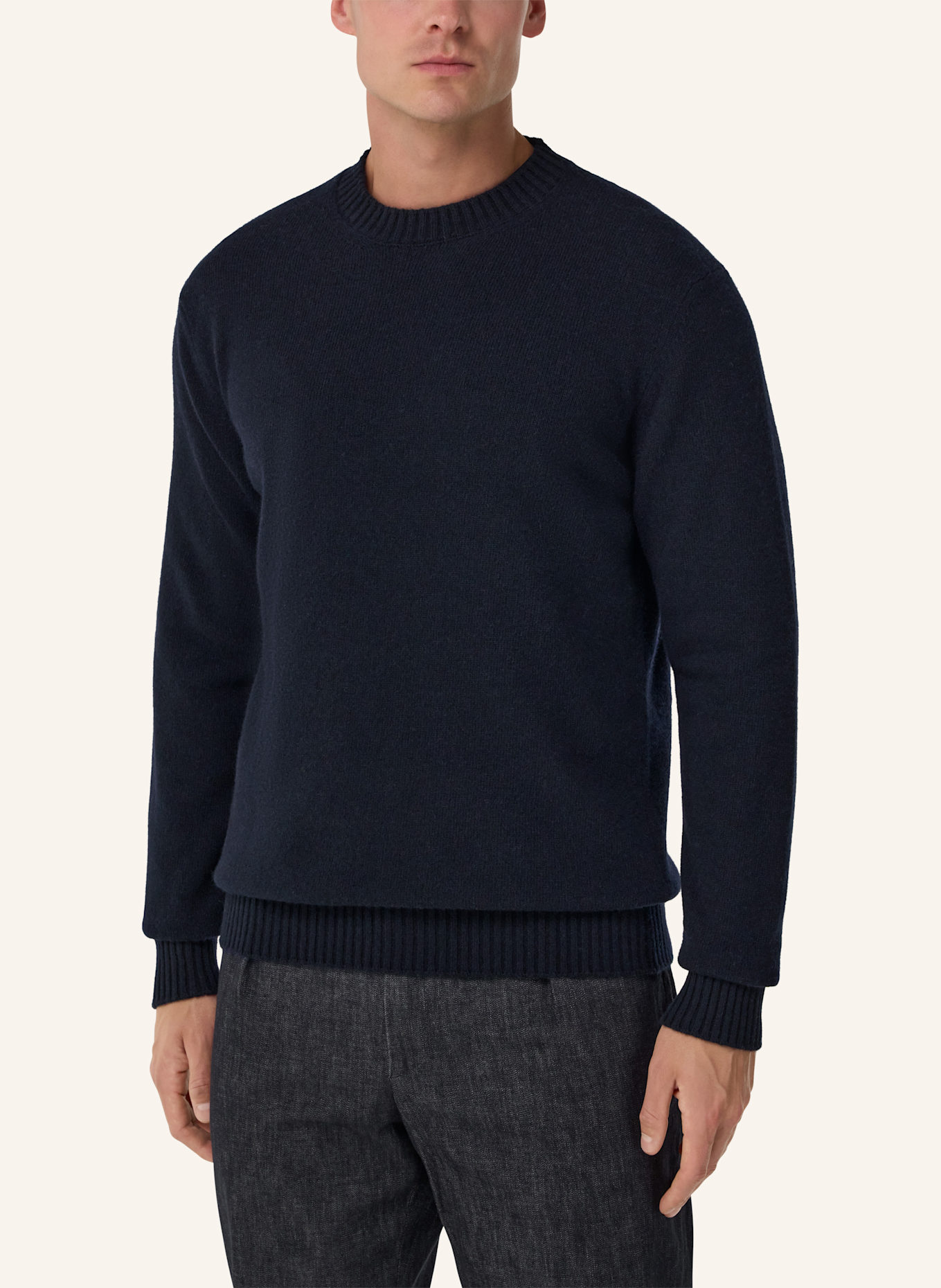 BOGGI MILANO Pullover: BLAU