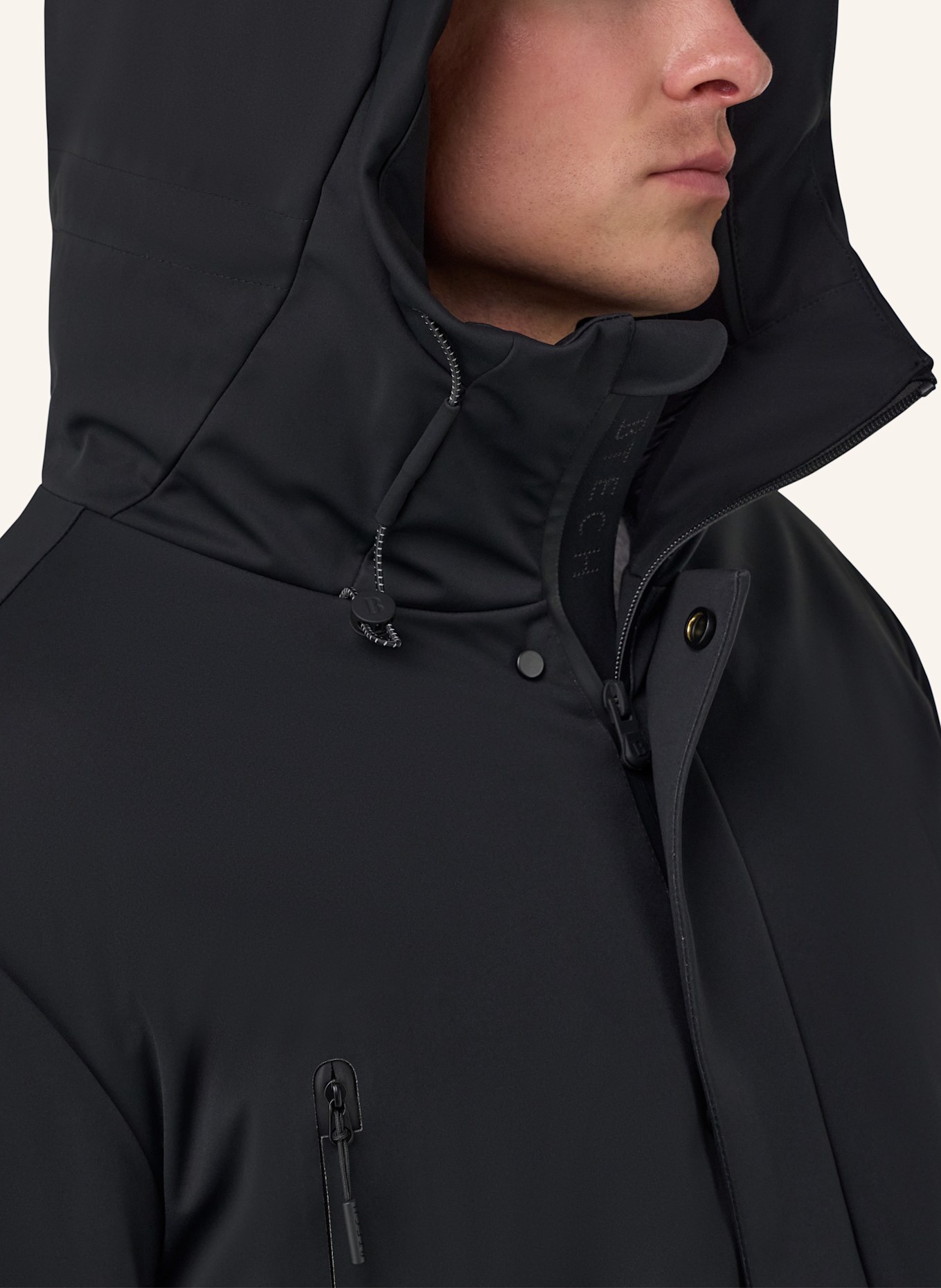 BOGGI MILANO Daunenmantel: SCHWARZ