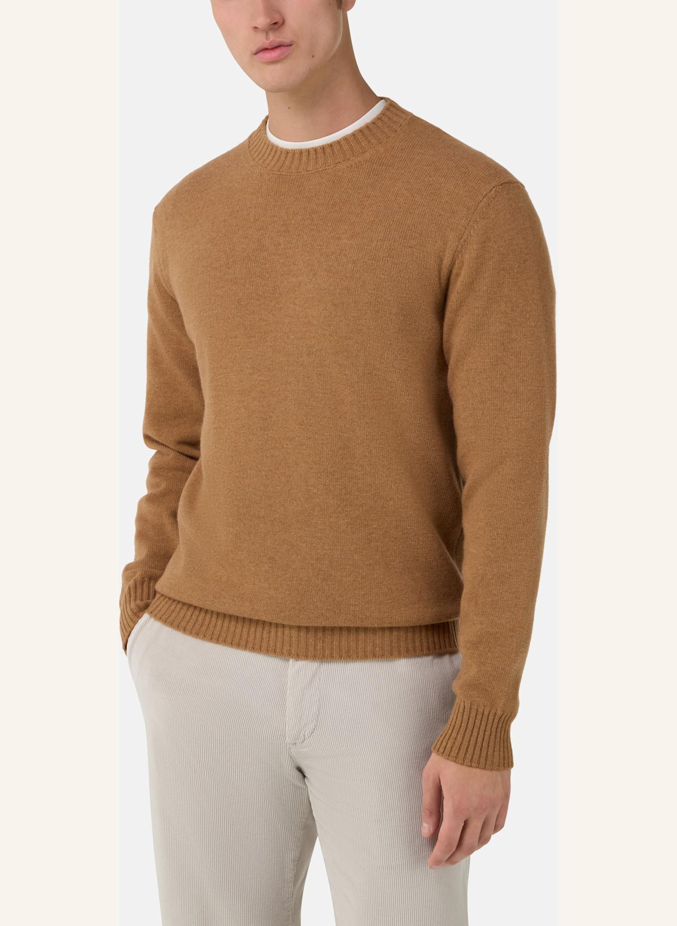 BOGGI MILANO Pullover: BRAUN