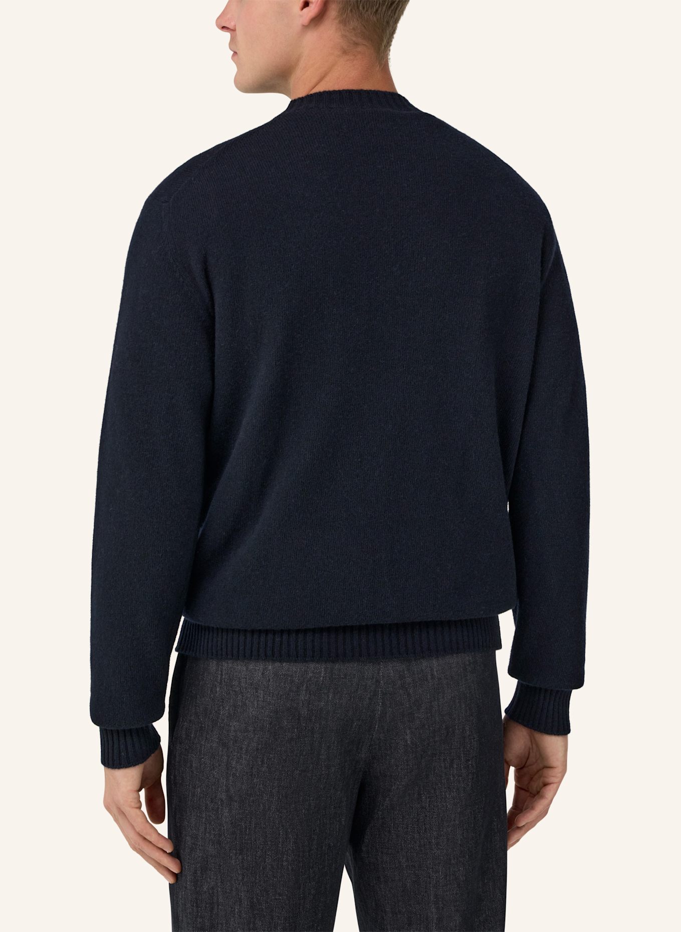 BOGGI MILANO Pullover: BLAU