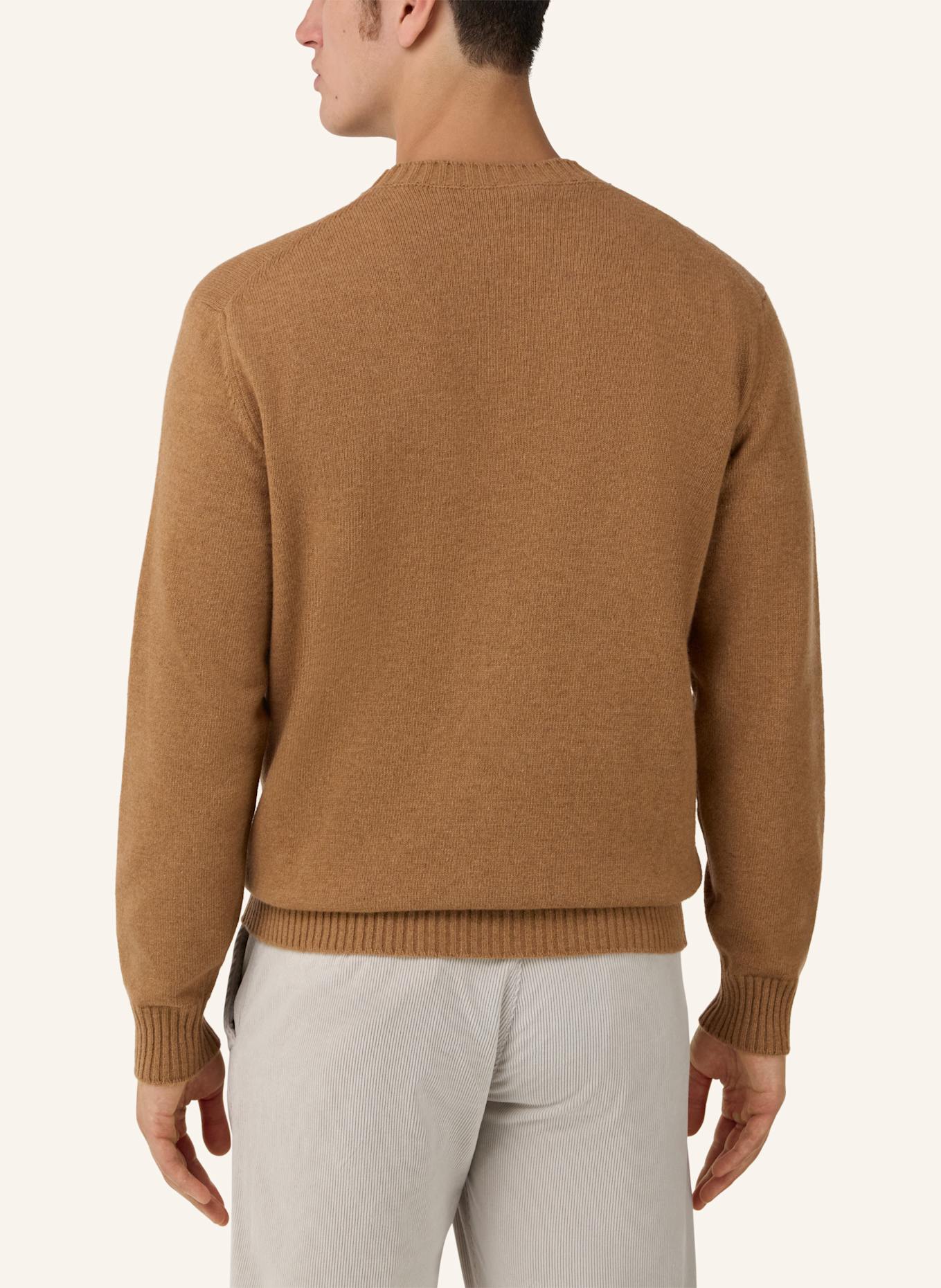 BOGGI MILANO Pullover: BRAUN