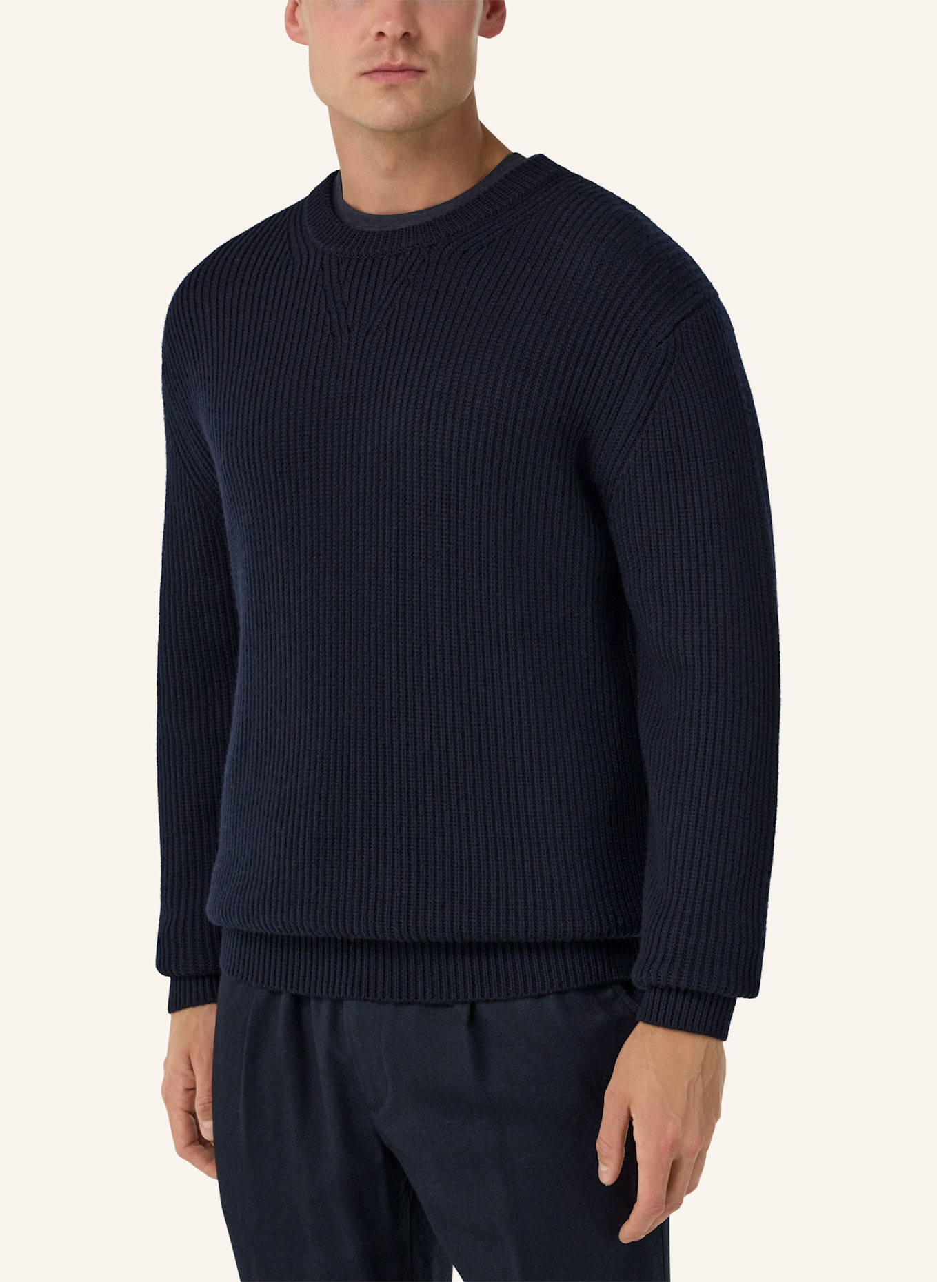 BOGGI MILANO Pullover: BLAU