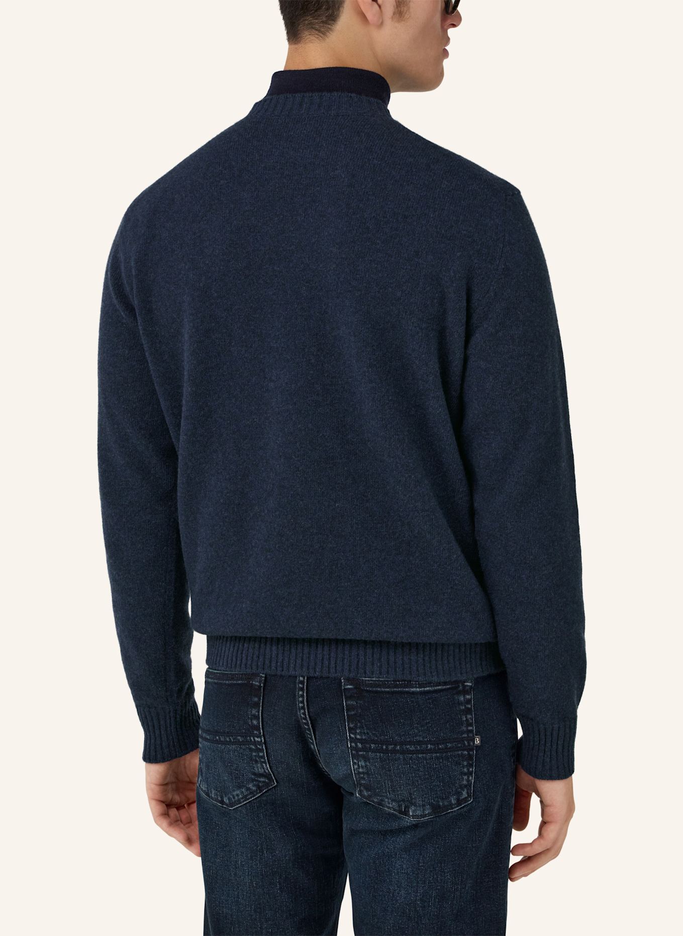 BOGGI MILANO Pullover: BLAU
