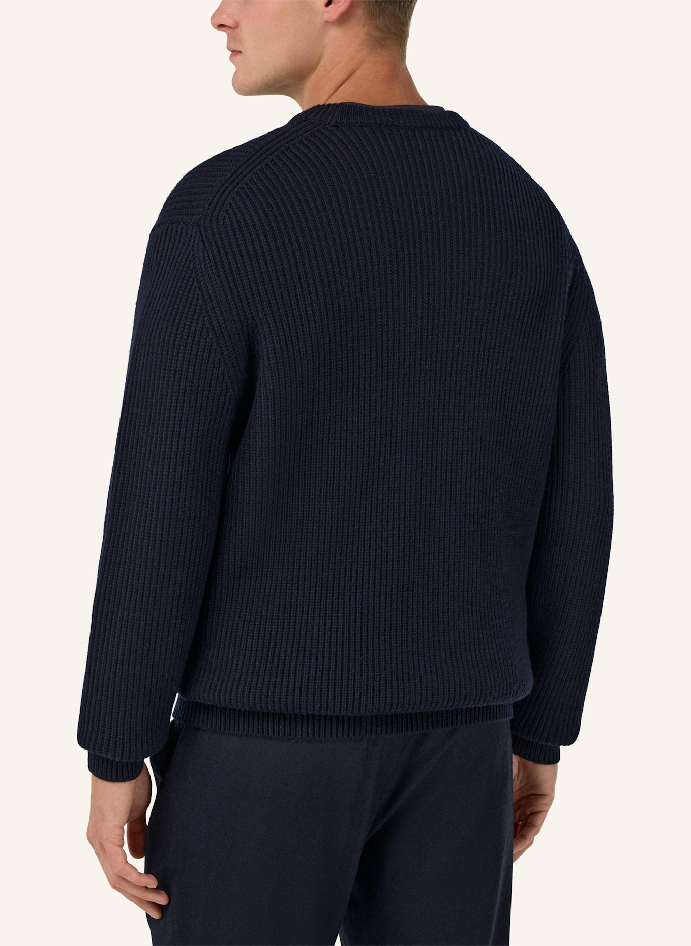 BOGGI MILANO Pullover: BLAU
