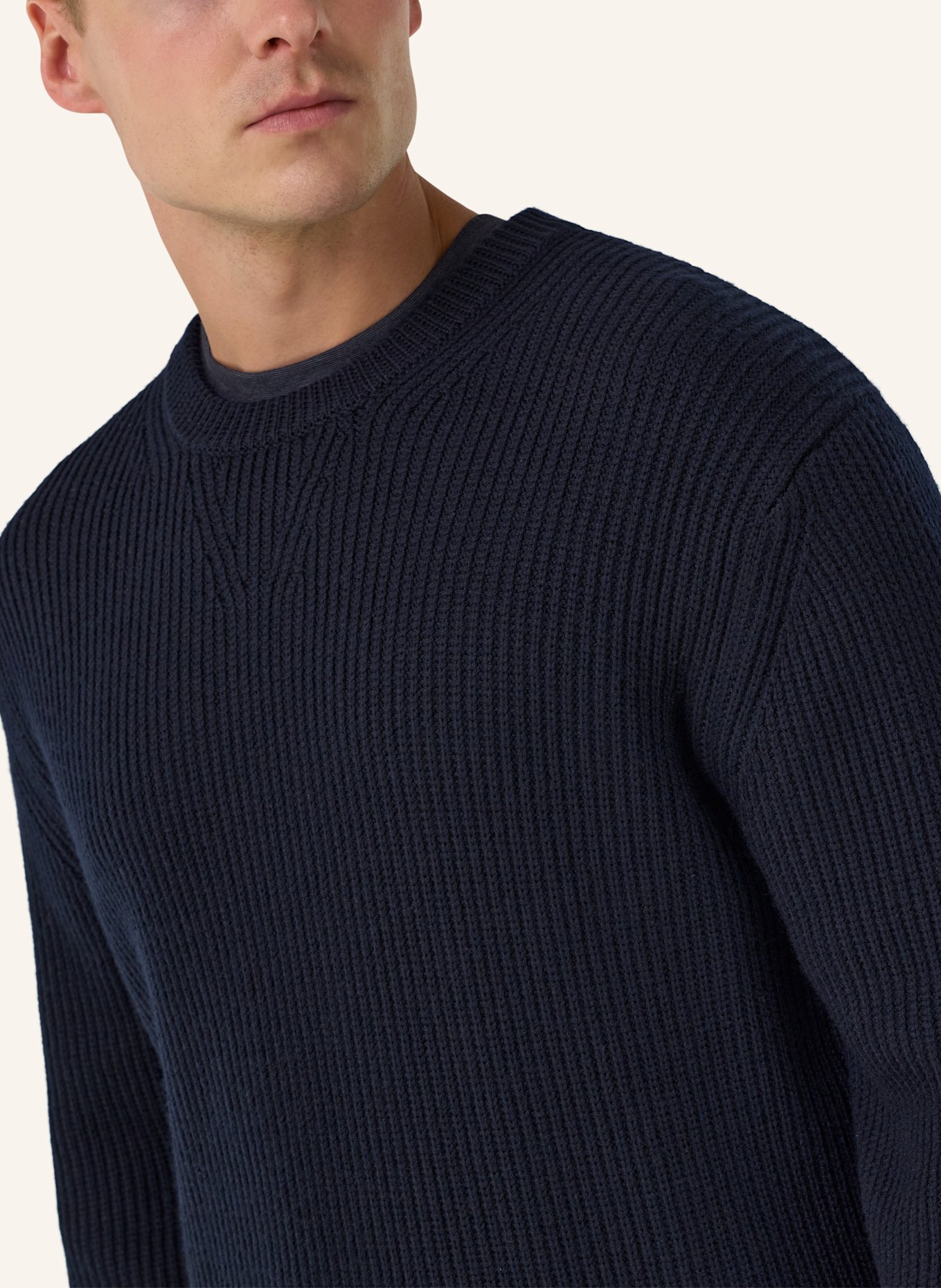 BOGGI MILANO Pullover: BLAU