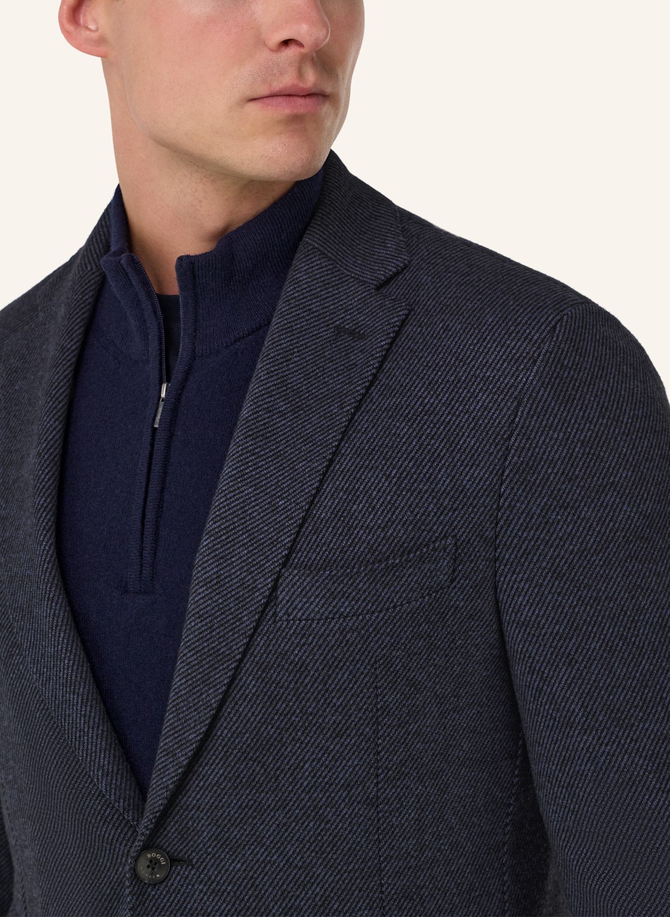 BOGGI MILANO Sweat-Sakko: BLAU