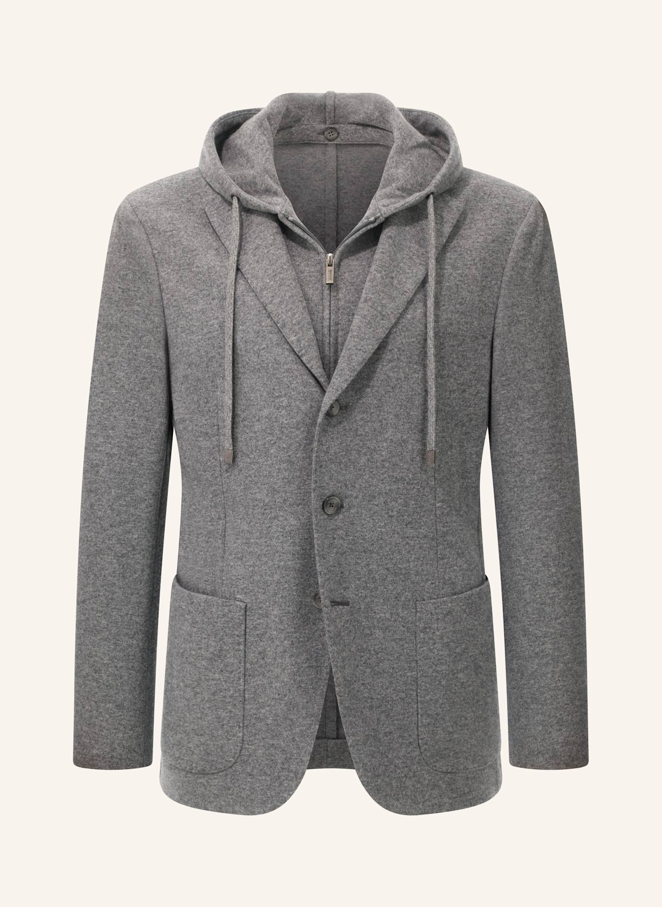 BOGGI MILANO Sweat-Sakko: GRAU