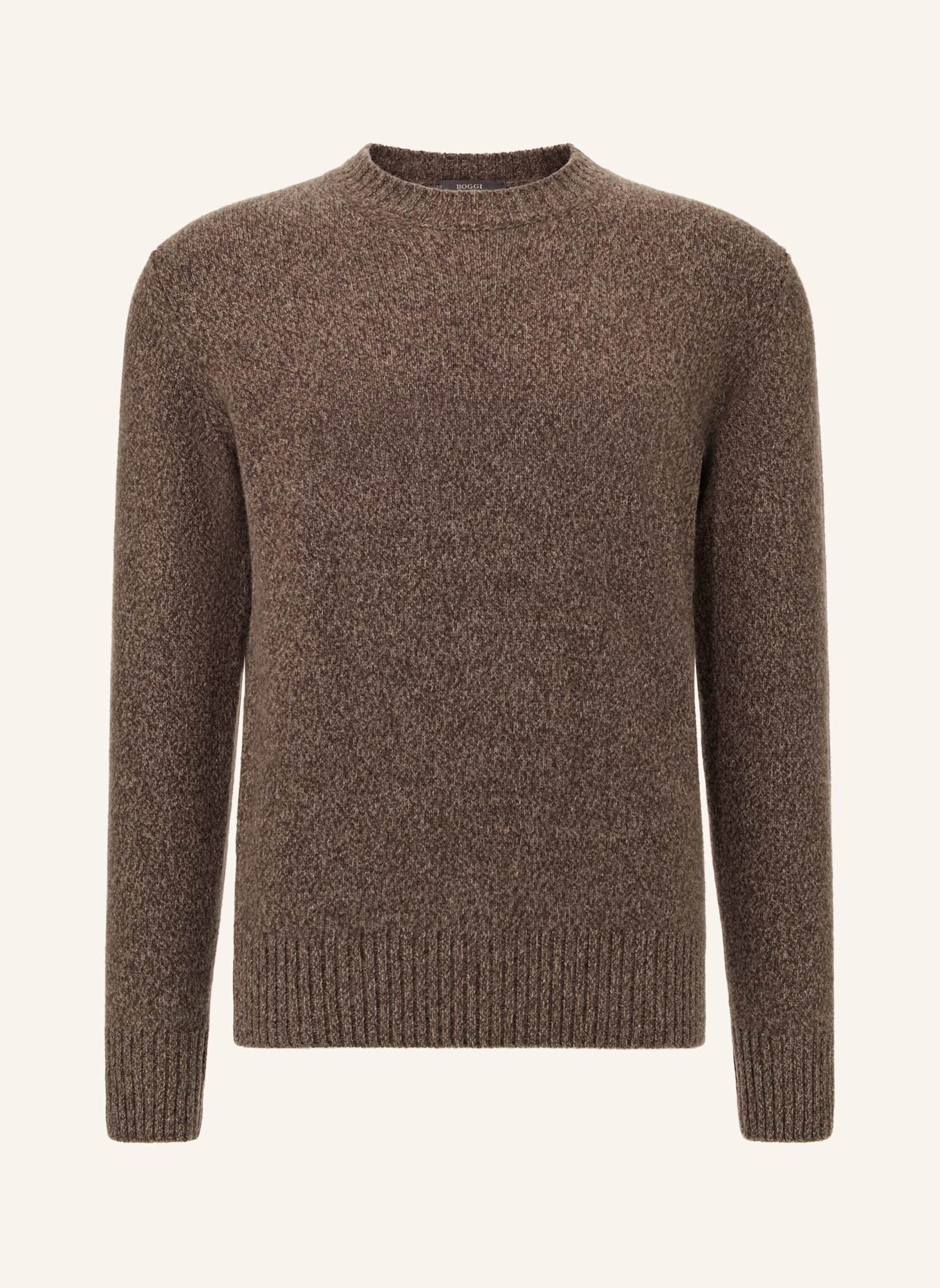 BOGGI MILANO Pullover: BRAUN