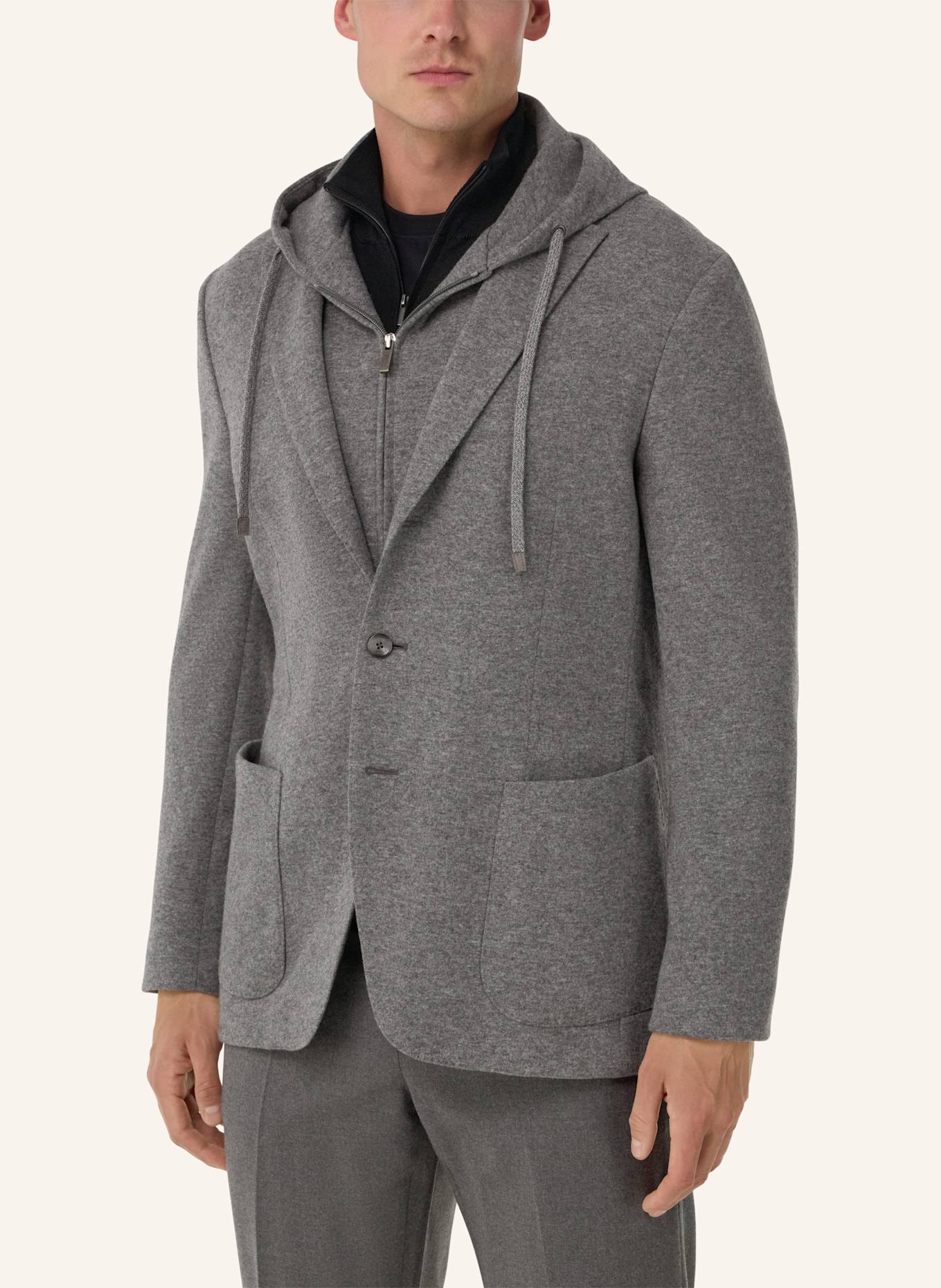 BOGGI MILANO Sweat-Sakko: GRAU