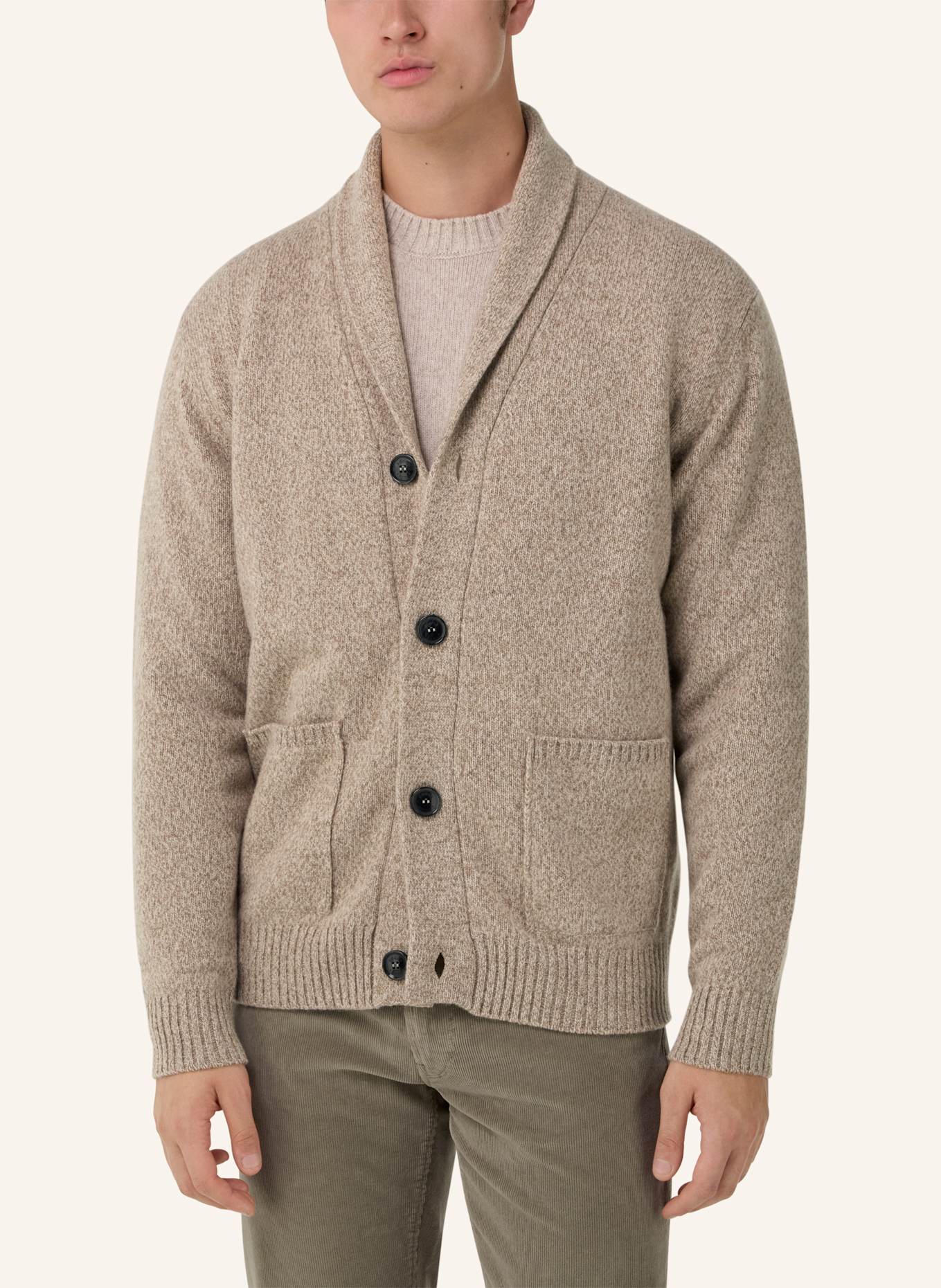 BOGGI MILANO Pullover: BEIGE