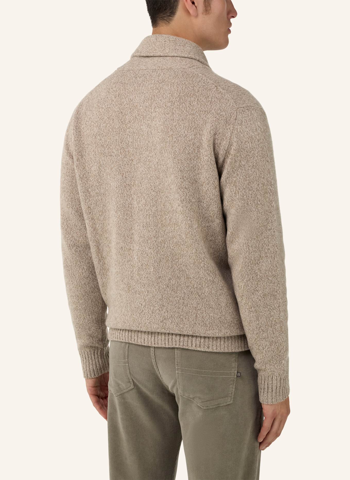 BOGGI MILANO Pullover: BEIGE