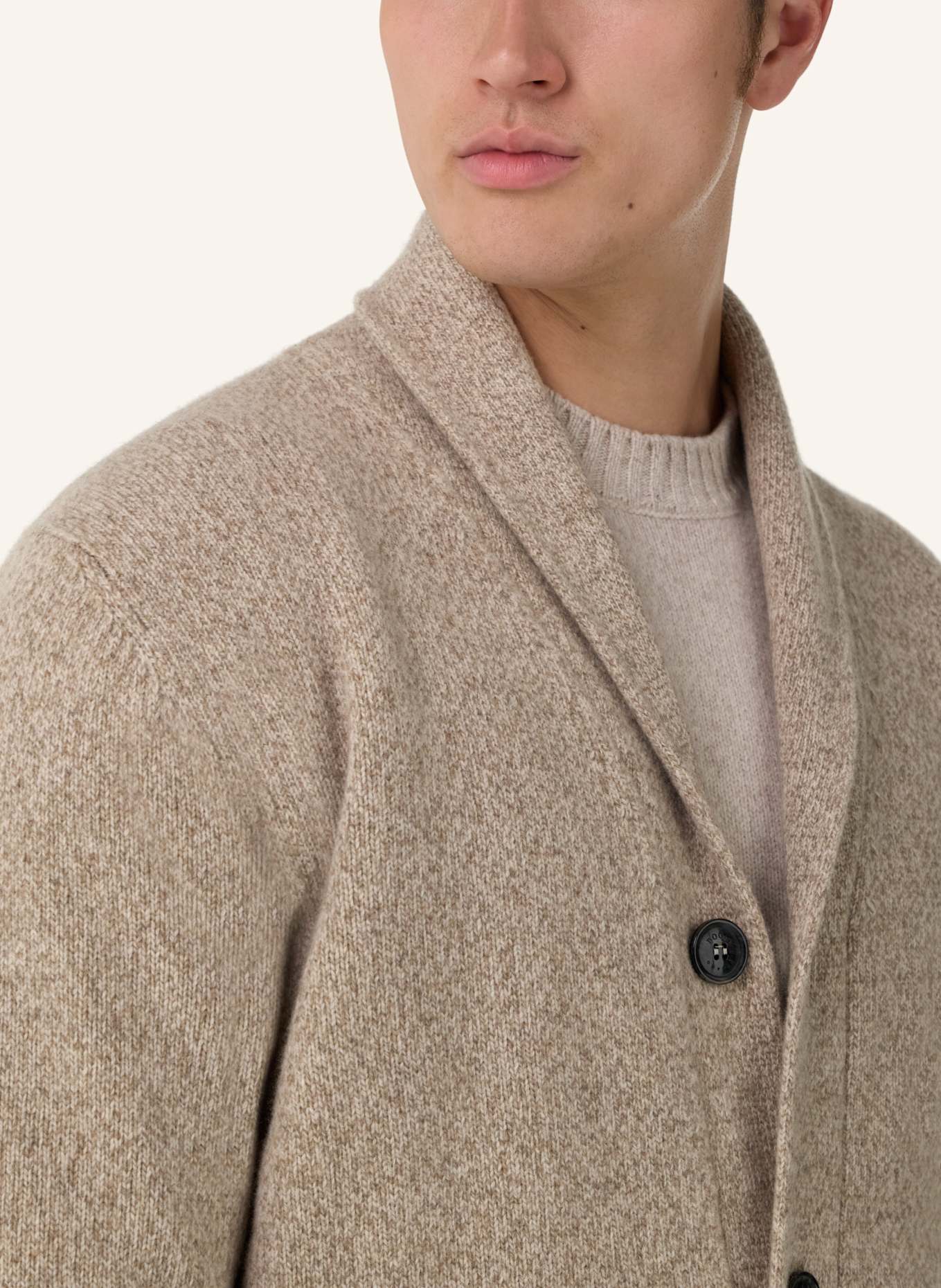 BOGGI MILANO Pullover: BEIGE