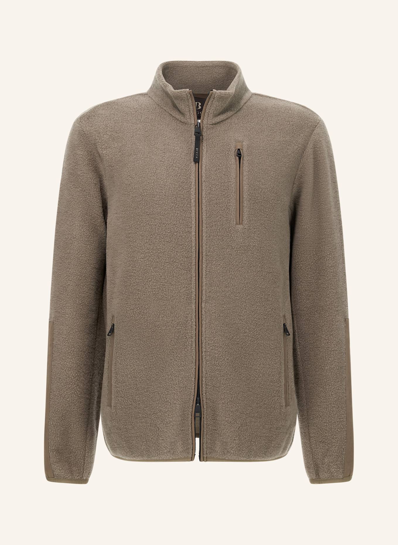 BOGGI MILANO Sweatjacke: TAUPE