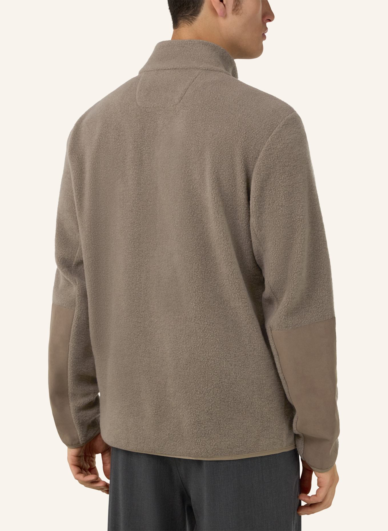 BOGGI MILANO Sweatjacke: TAUPE