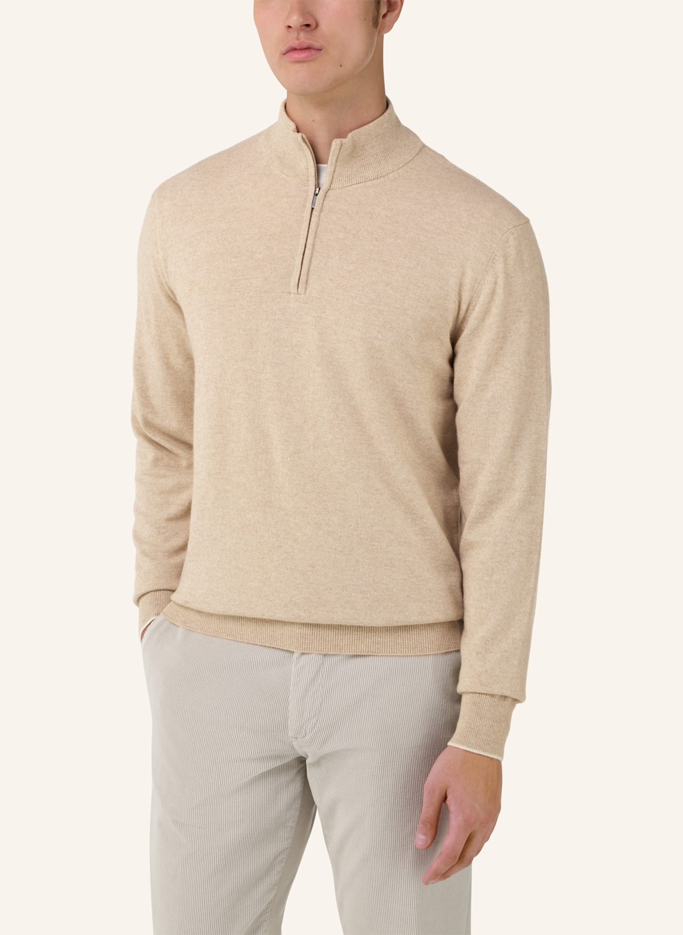 BOGGI MILANO Pullover: BRAUN