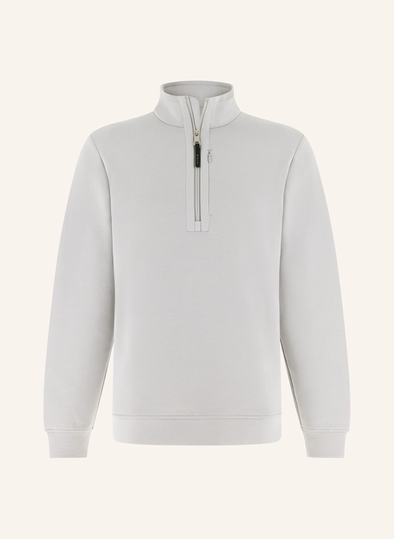 BOGGI MILANO Sweatjacke: WEISS