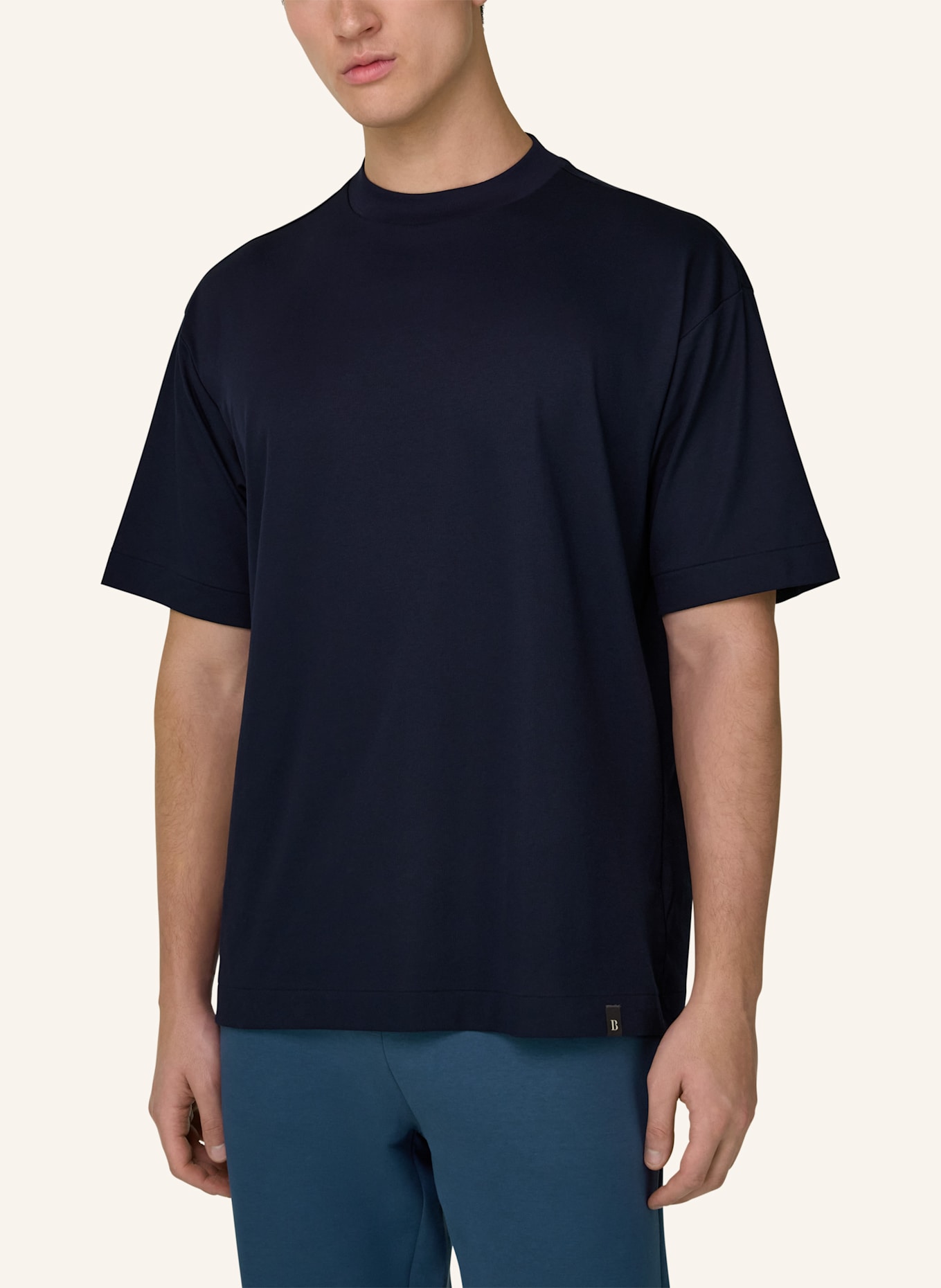 BOGGI MILANO T-Shirt: BLAU