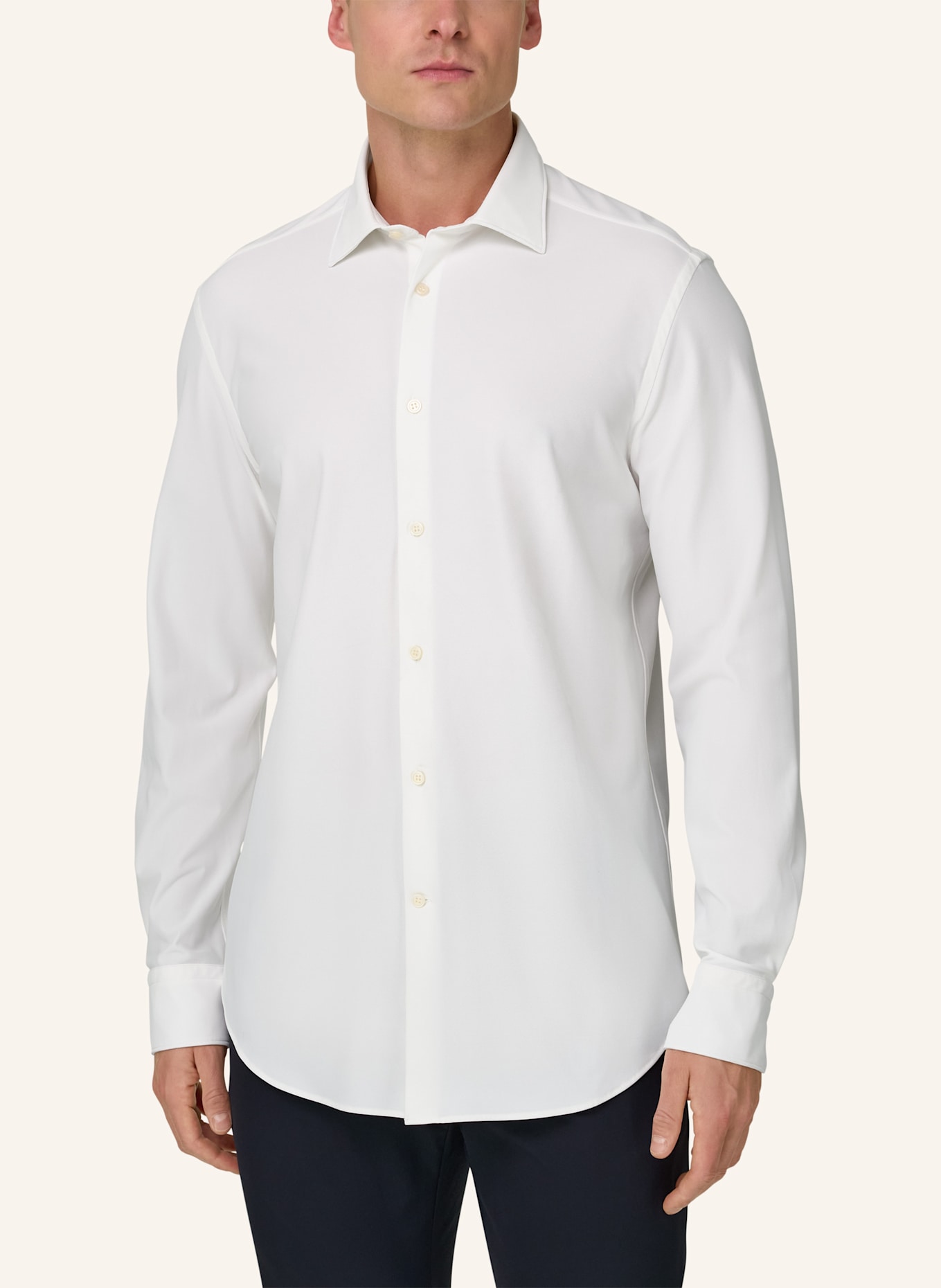 BOGGI MILANO Overshirt: WEISS