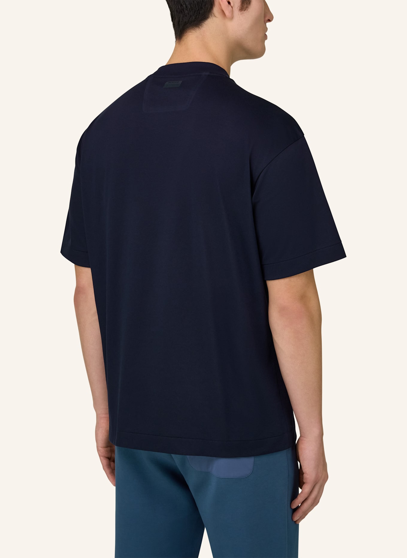 BOGGI MILANO T-Shirt: BLAU