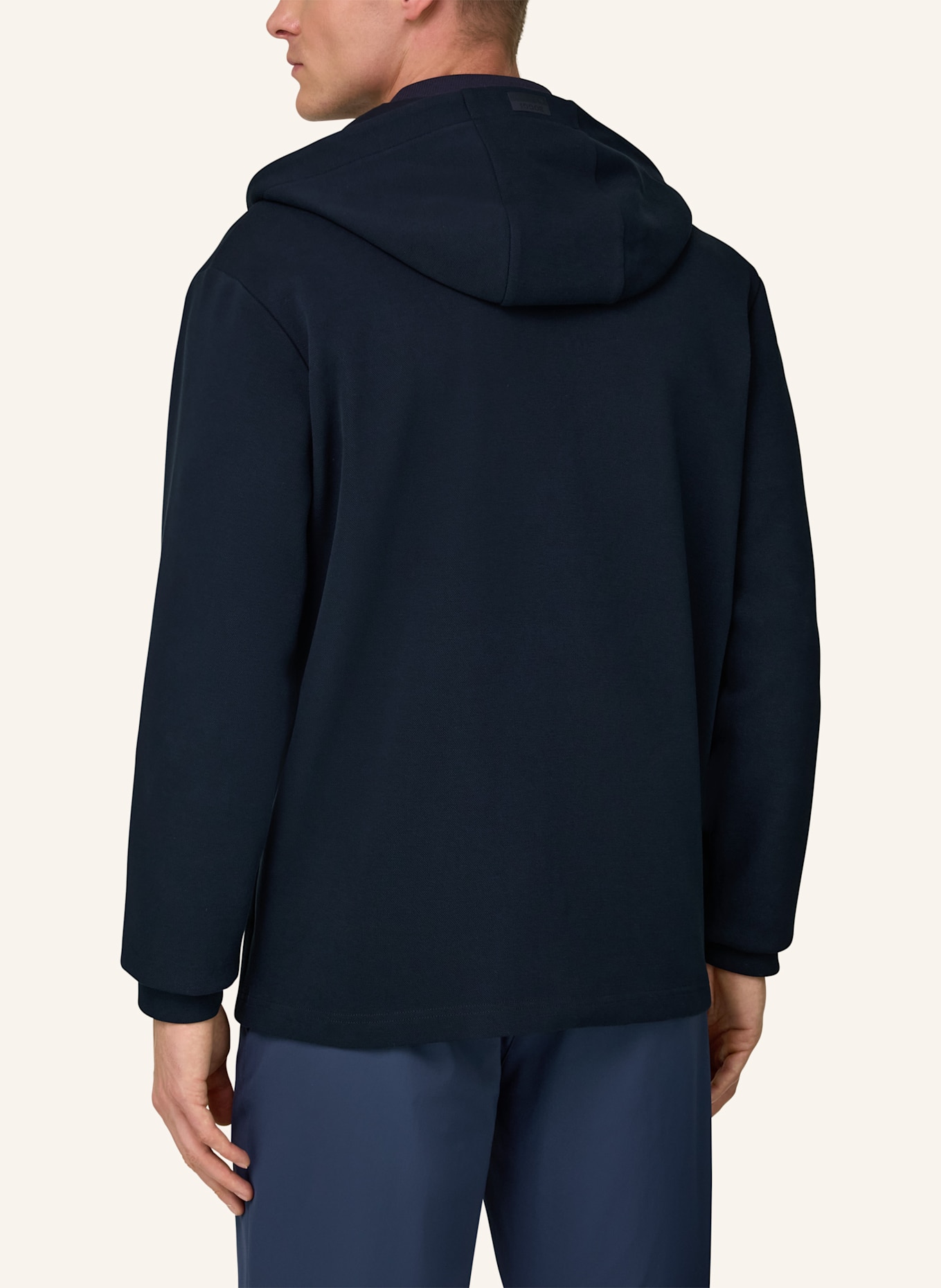 BOGGI MILANO Sweatjacke: BLAU