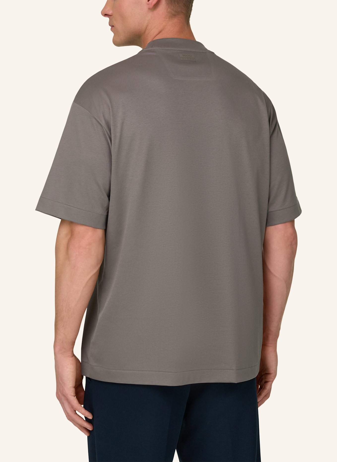 BOGGI MILANO T-Shirt: BRAUN