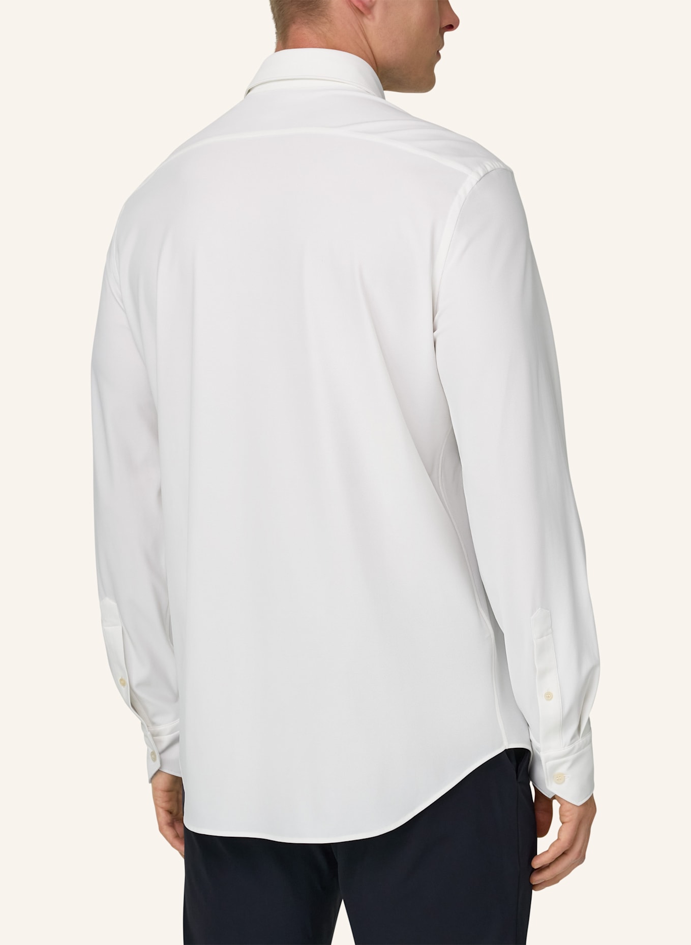 BOGGI MILANO Overshirt: WEISS