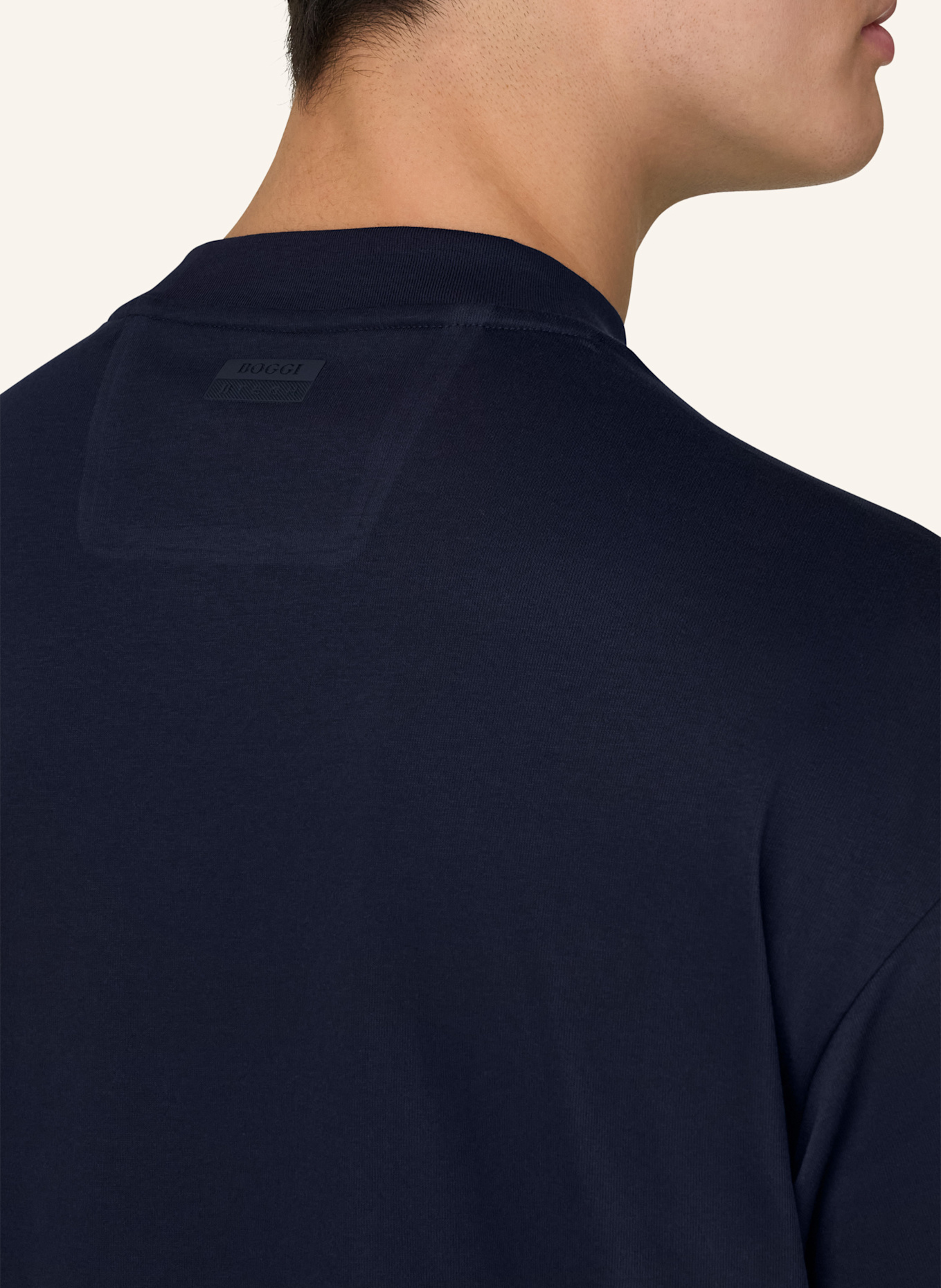 BOGGI MILANO T-Shirt: BLAU