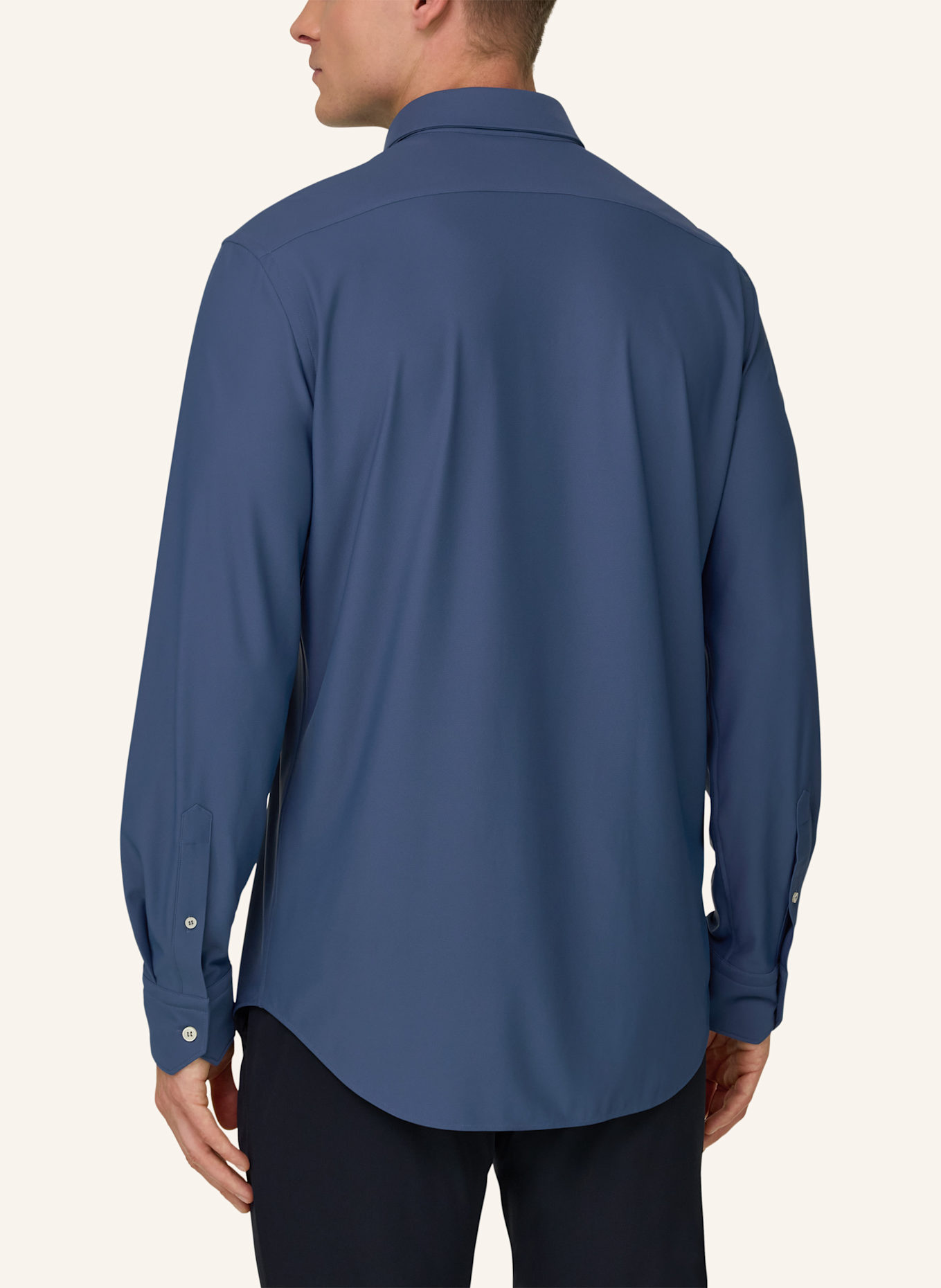 BOGGI MILANO Overshirt: BLAU