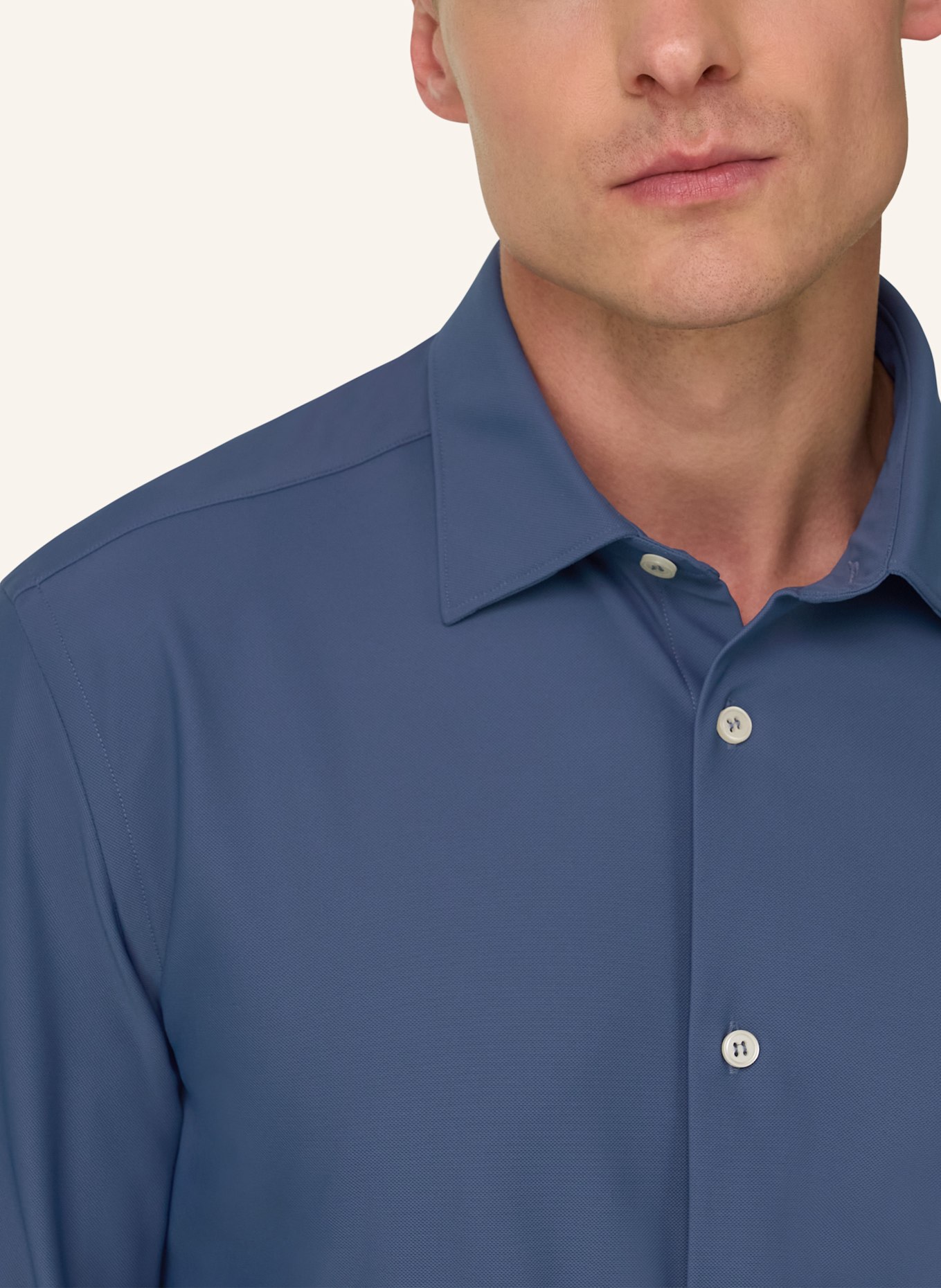 BOGGI MILANO Overshirt: BLAU