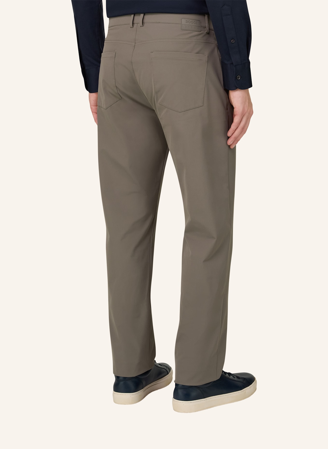 BOGGI MILANO Jeans: DUNKELGRAU