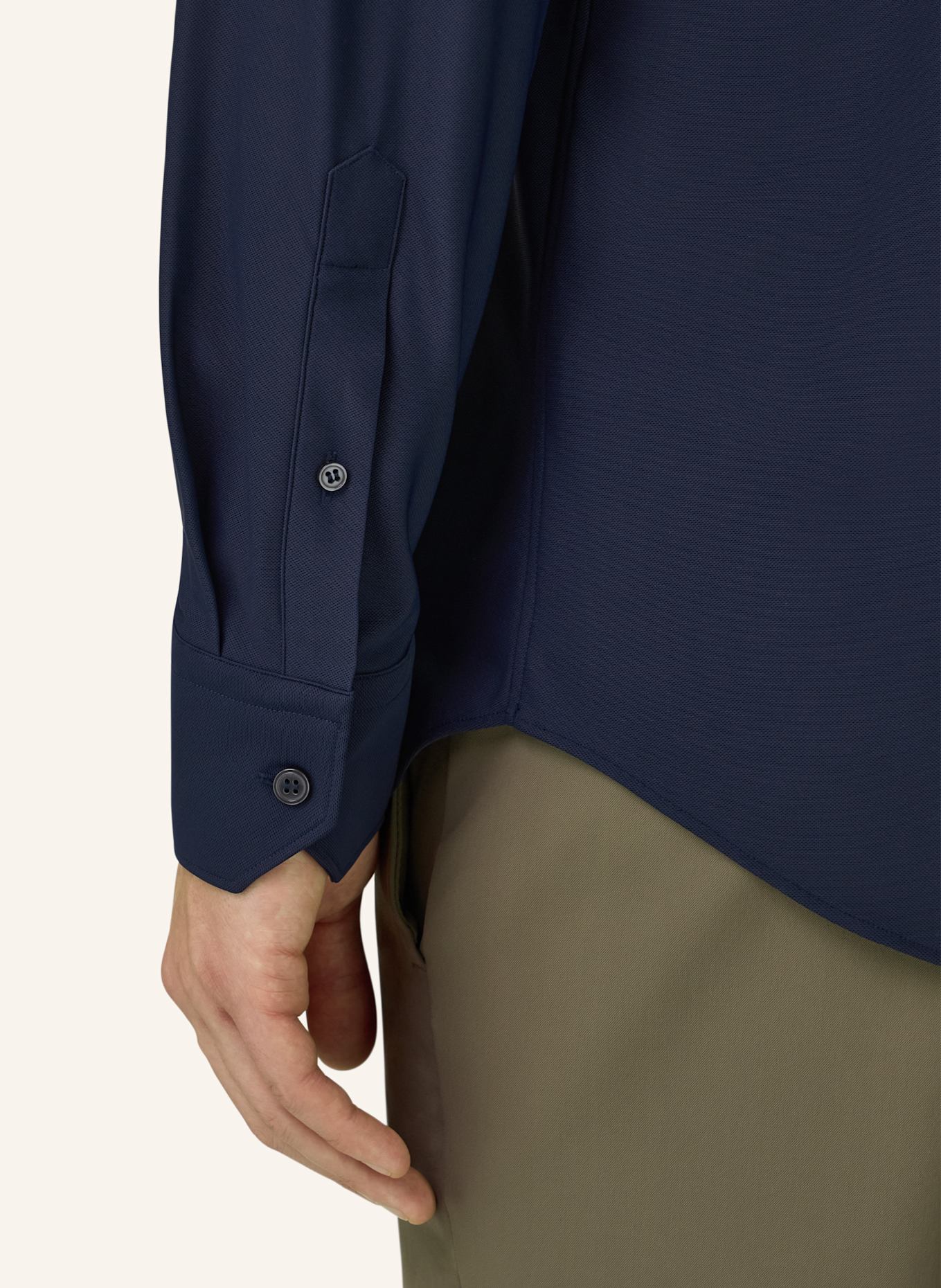 BOGGI MILANO Overshirt: BLAU