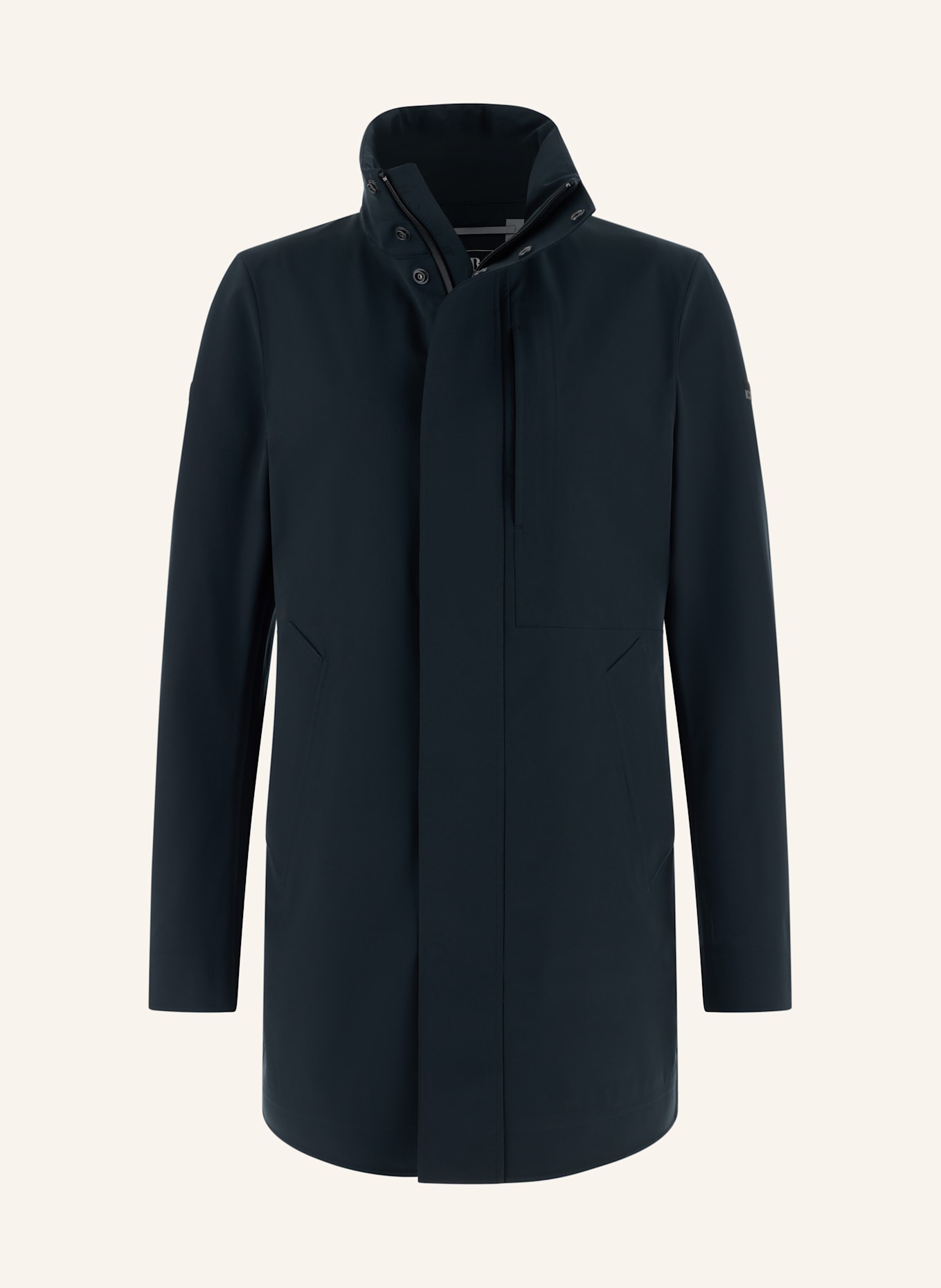 BOGGI MILANO Regenmantel: BLAU