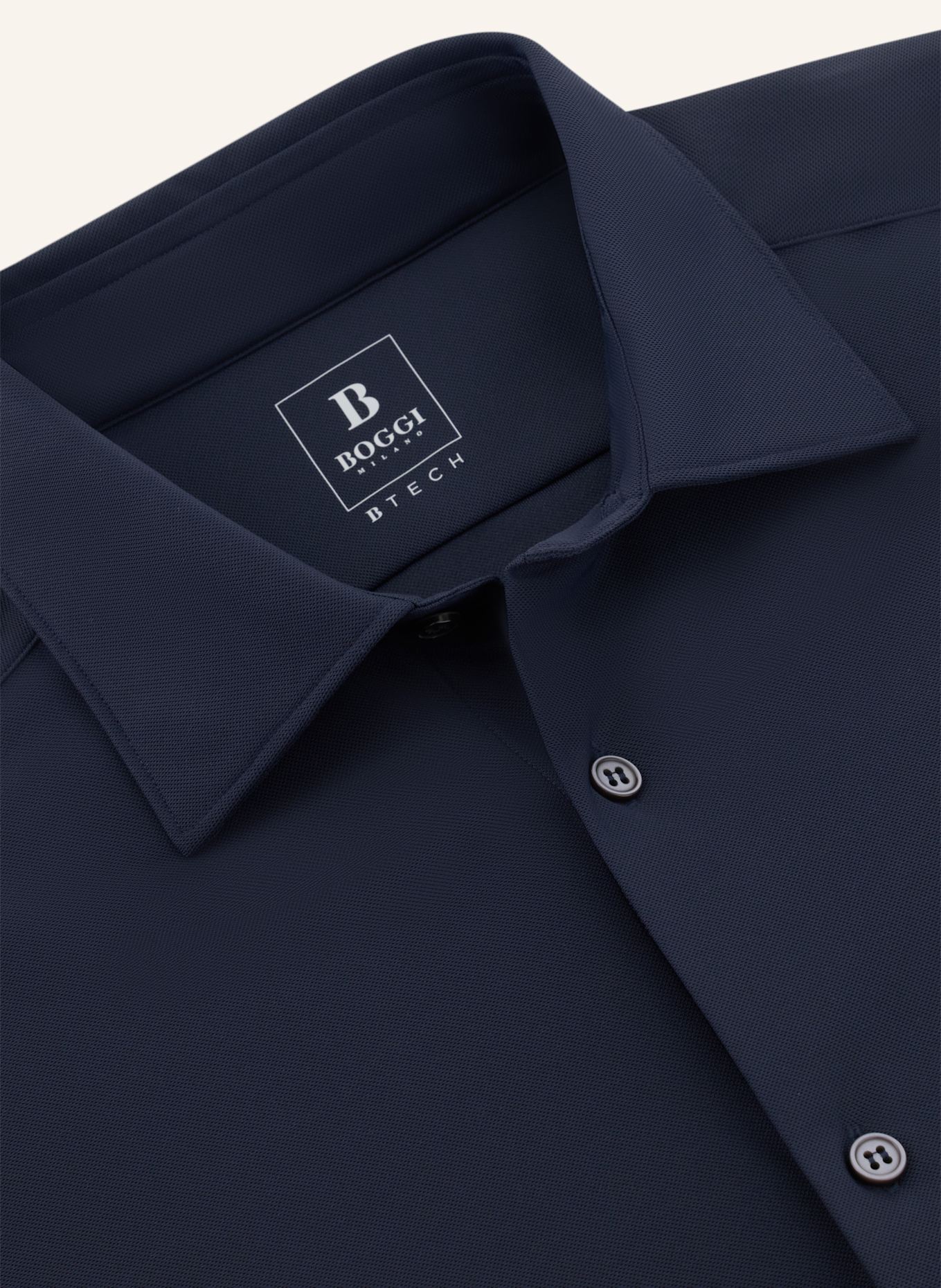 BOGGI MILANO Overshirt: BLAU