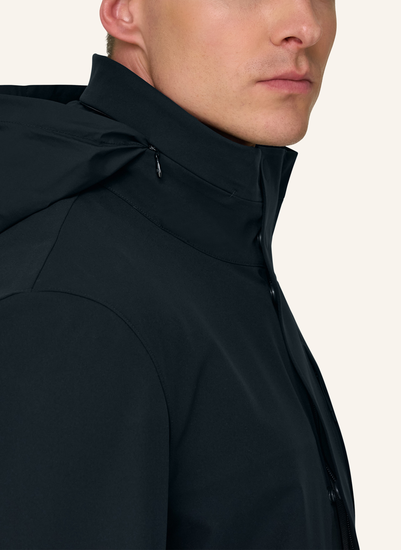 BOGGI MILANO Regenmantel: BLAU