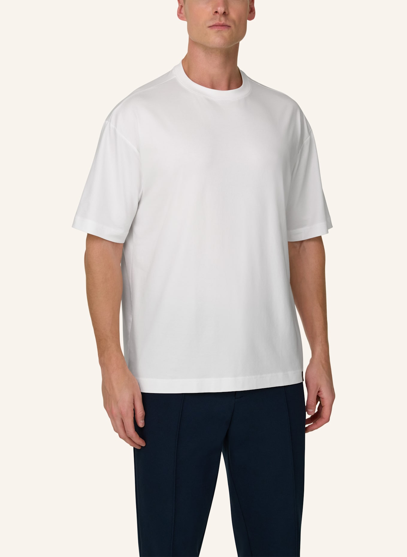 BOGGI MILANO T-Shirt: WEISS
