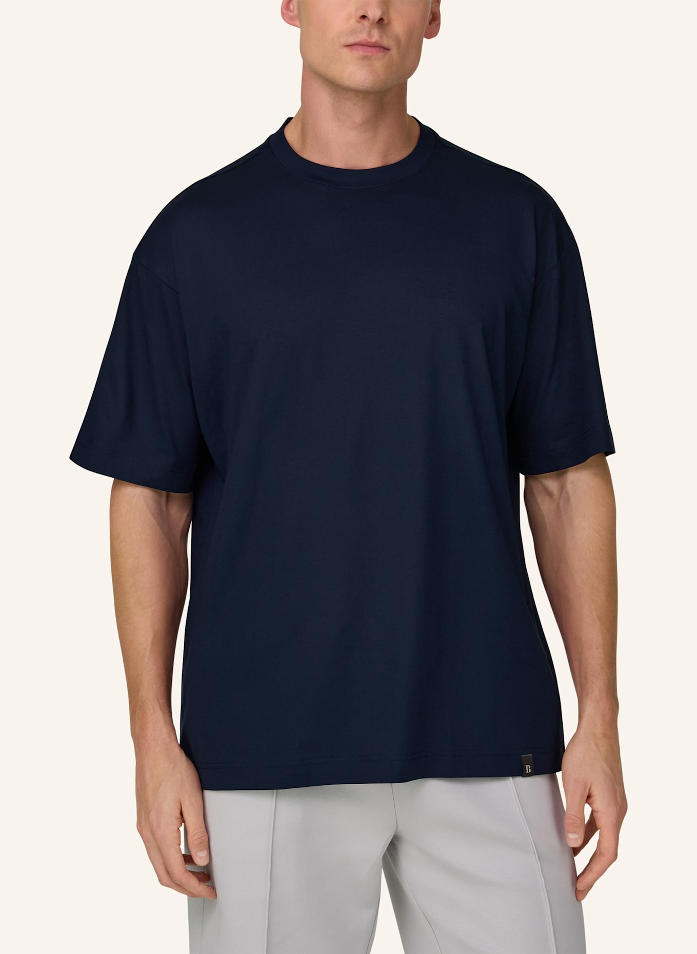BOGGI MILANO T-Shirt: BLAU