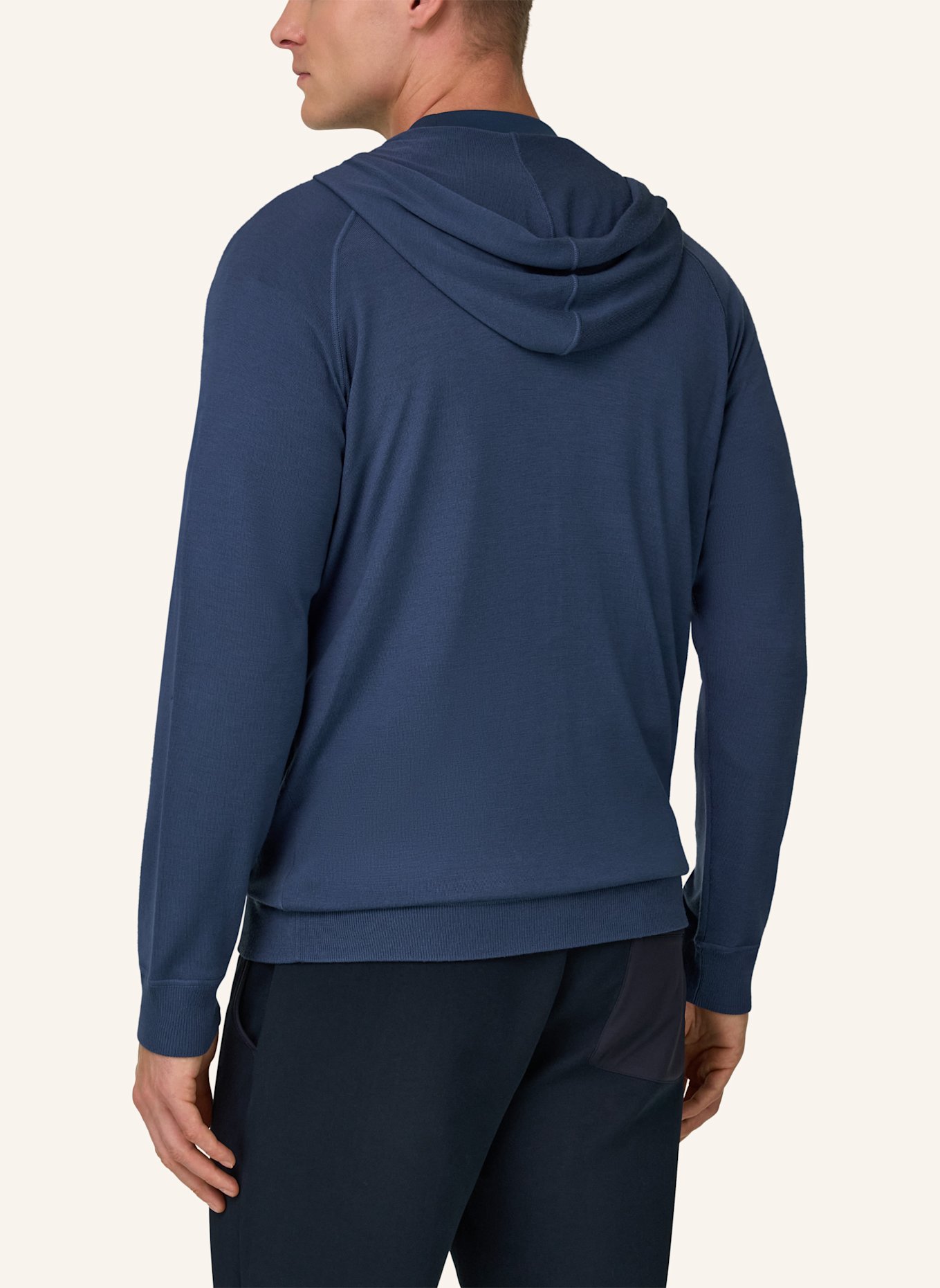 BOGGI MILANO Pullover: BLAU