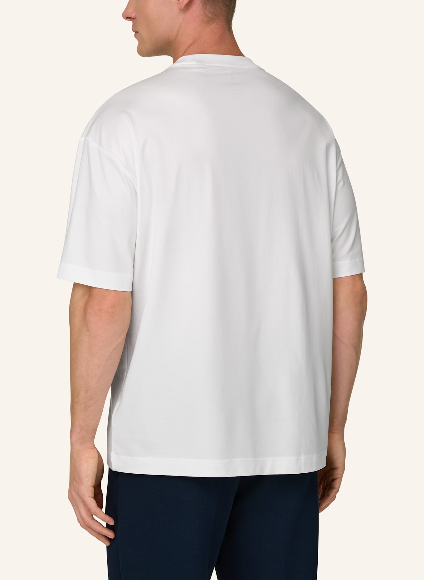 BOGGI MILANO T-Shirt: WEISS