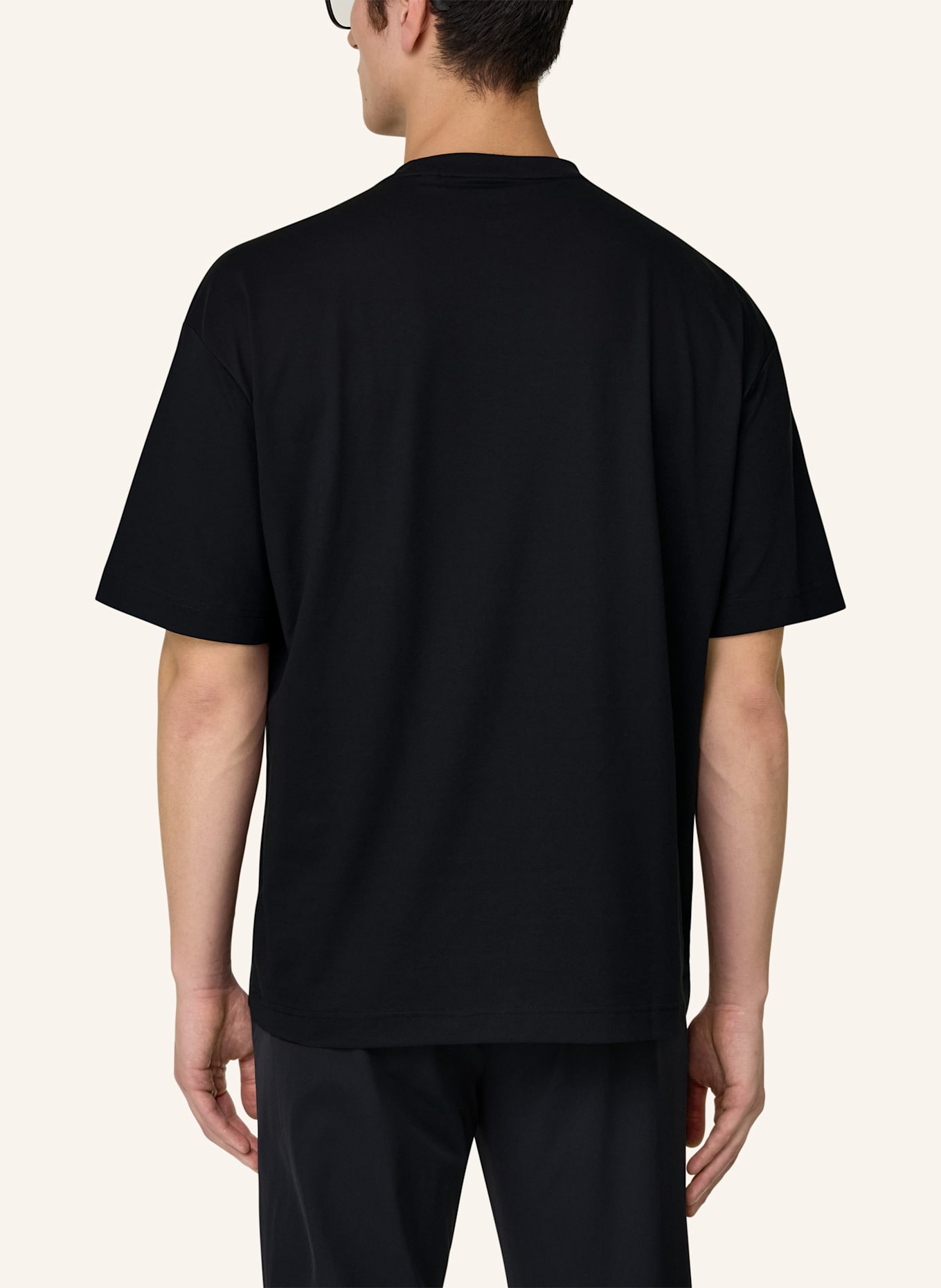 BOGGI MILANO T-Shirt: SCHWARZ