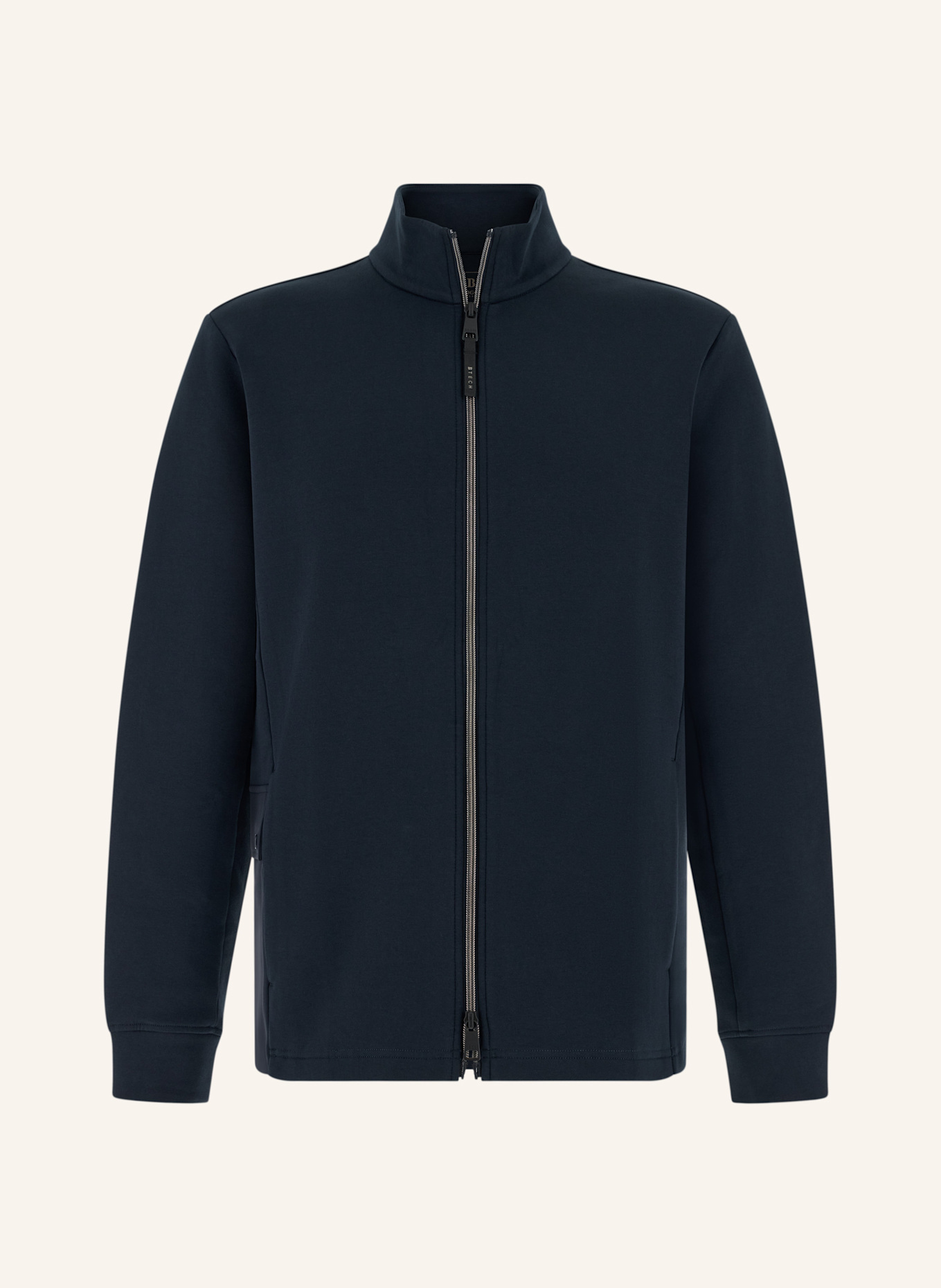 BOGGI MILANO Sweatjacke: BLAU