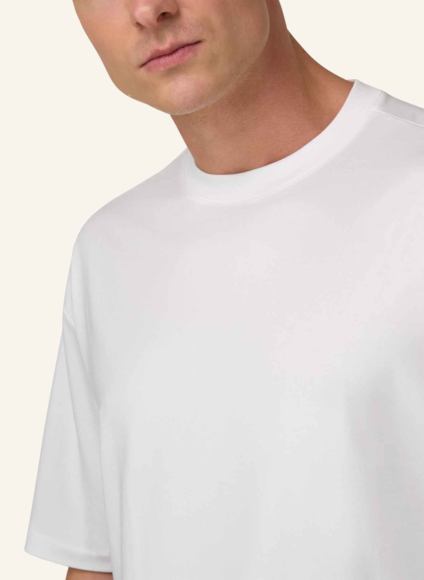 BOGGI MILANO T-Shirt: WEISS