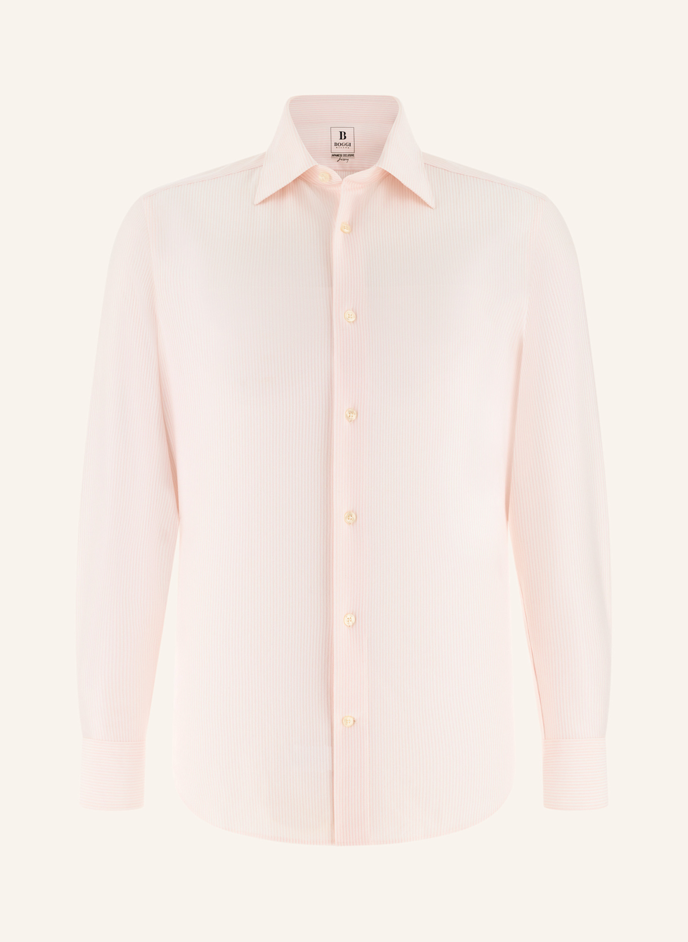 BOGGI MILANO Jerseyhemd Regular Fit: PINK