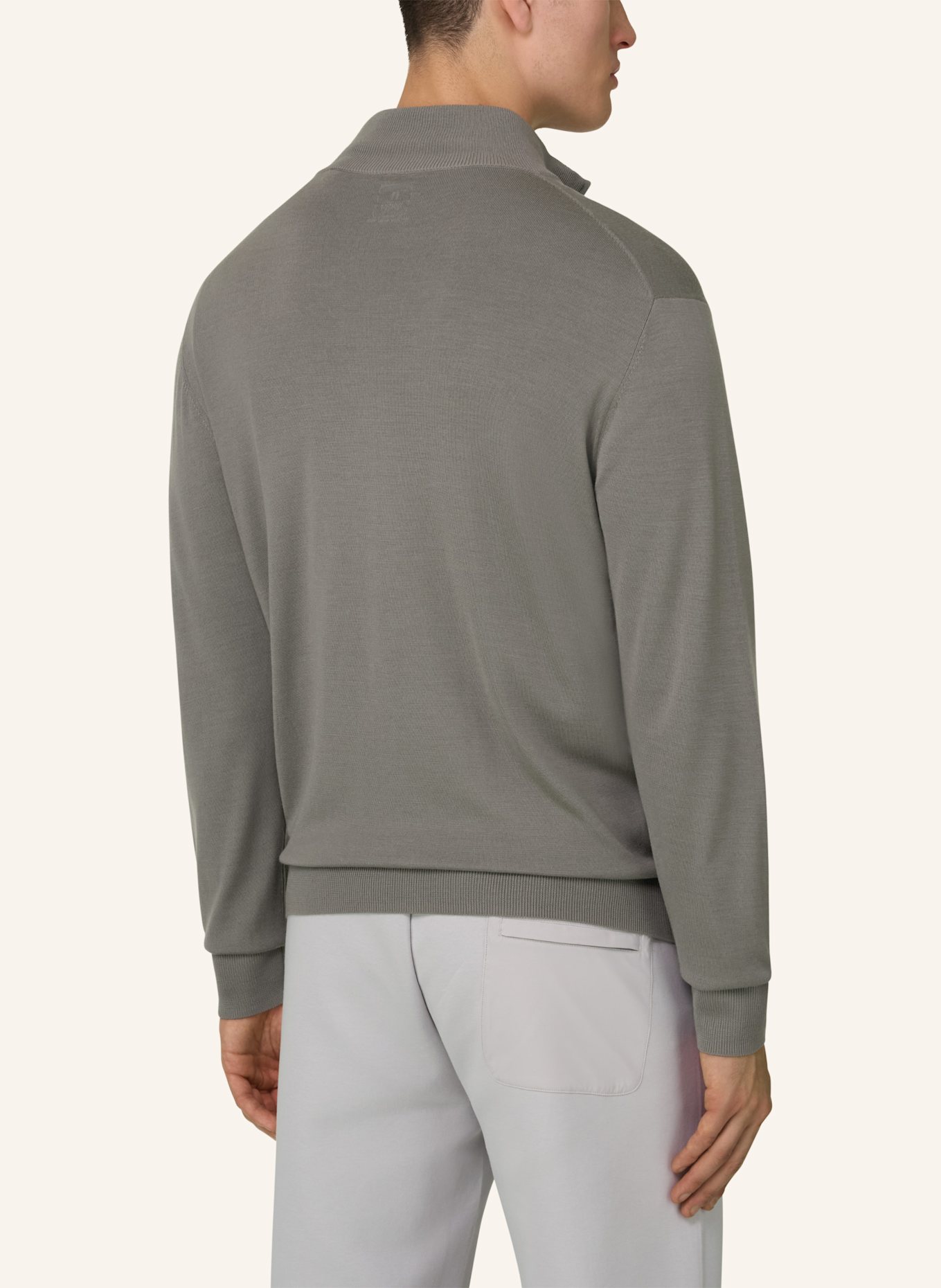 BOGGI MILANO Pullover: BRAUN