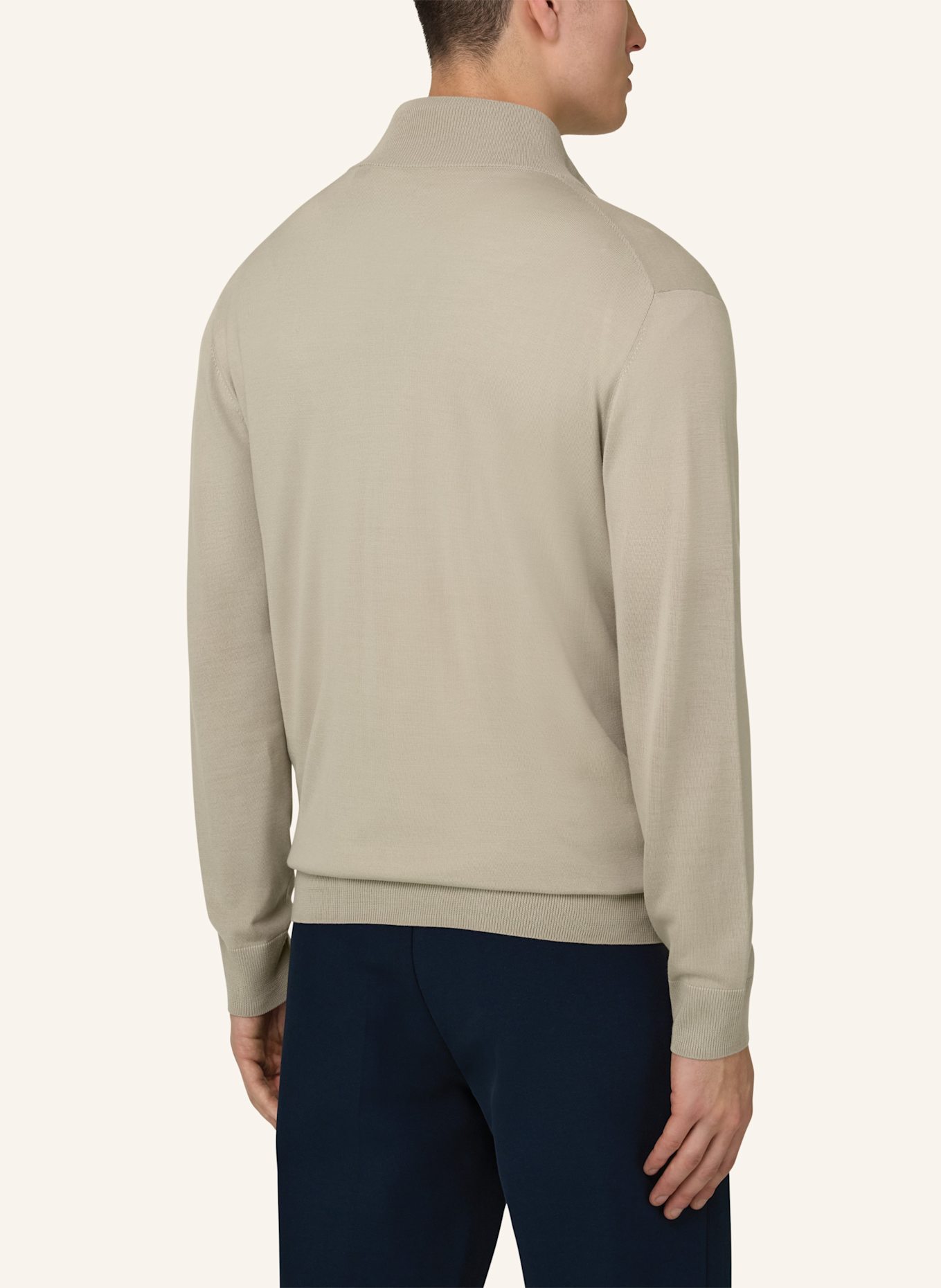 BOGGI MILANO Pullover: BRAUN