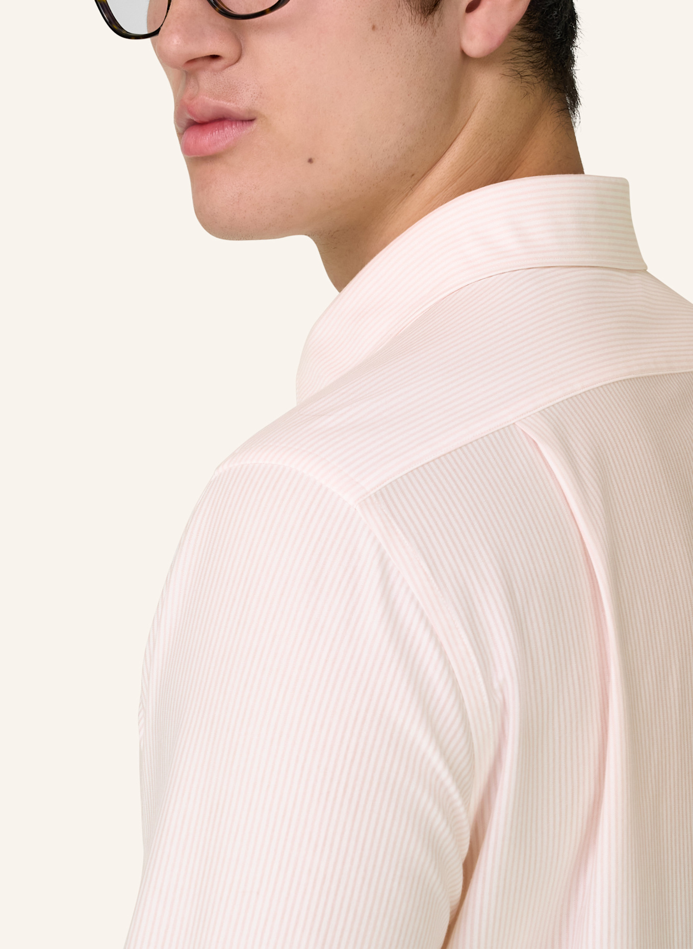 BOGGI MILANO Jerseyhemd Regular Fit: PINK