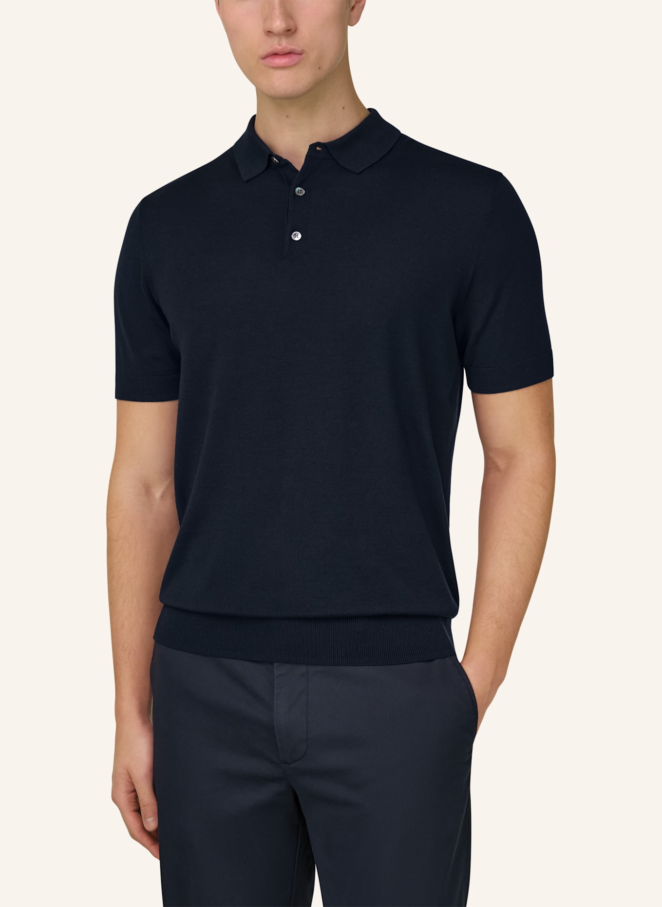 BOGGI MILANO Pullover: BLAU