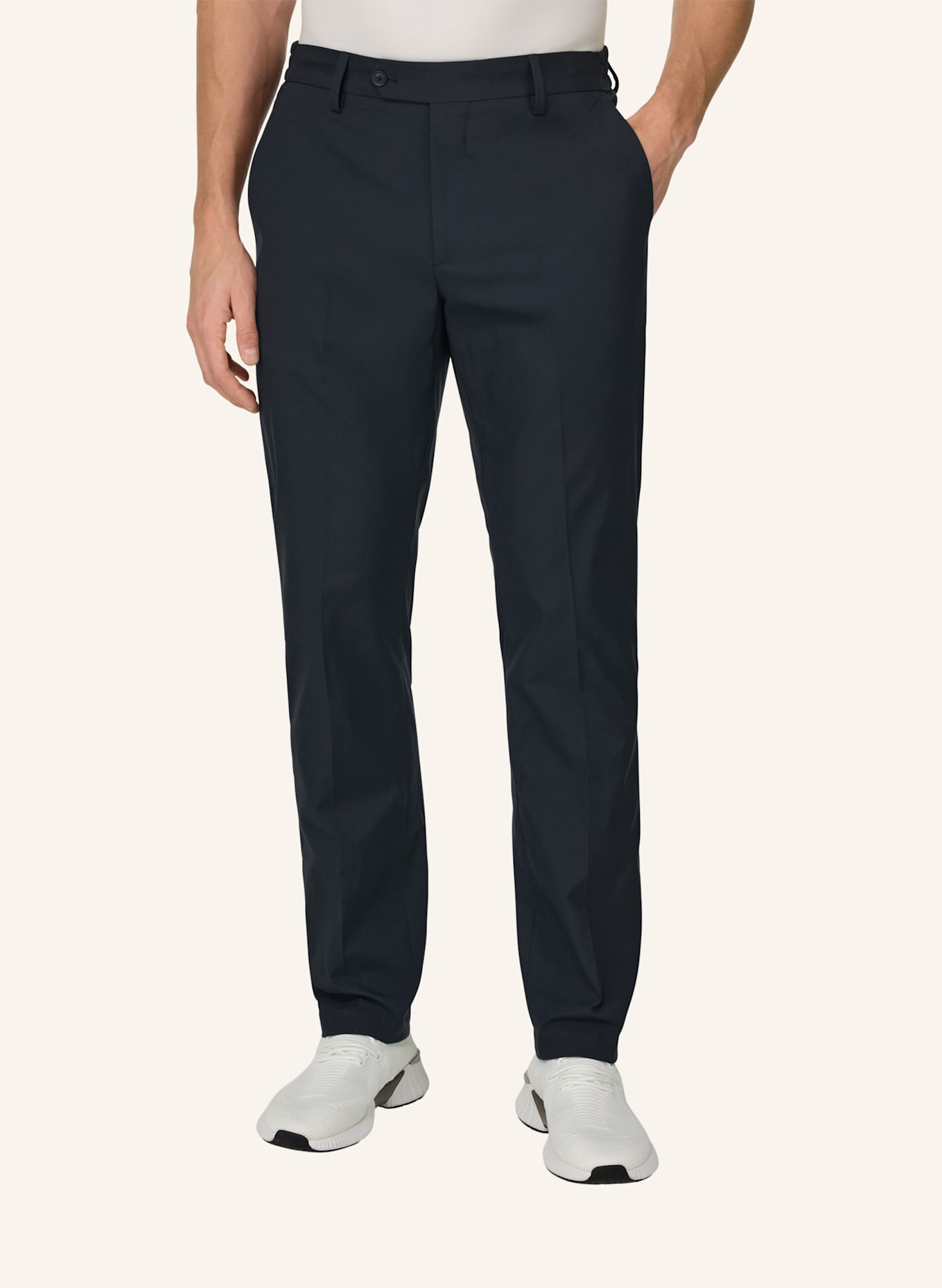 BOGGI MILANO Cordhose: BLAU